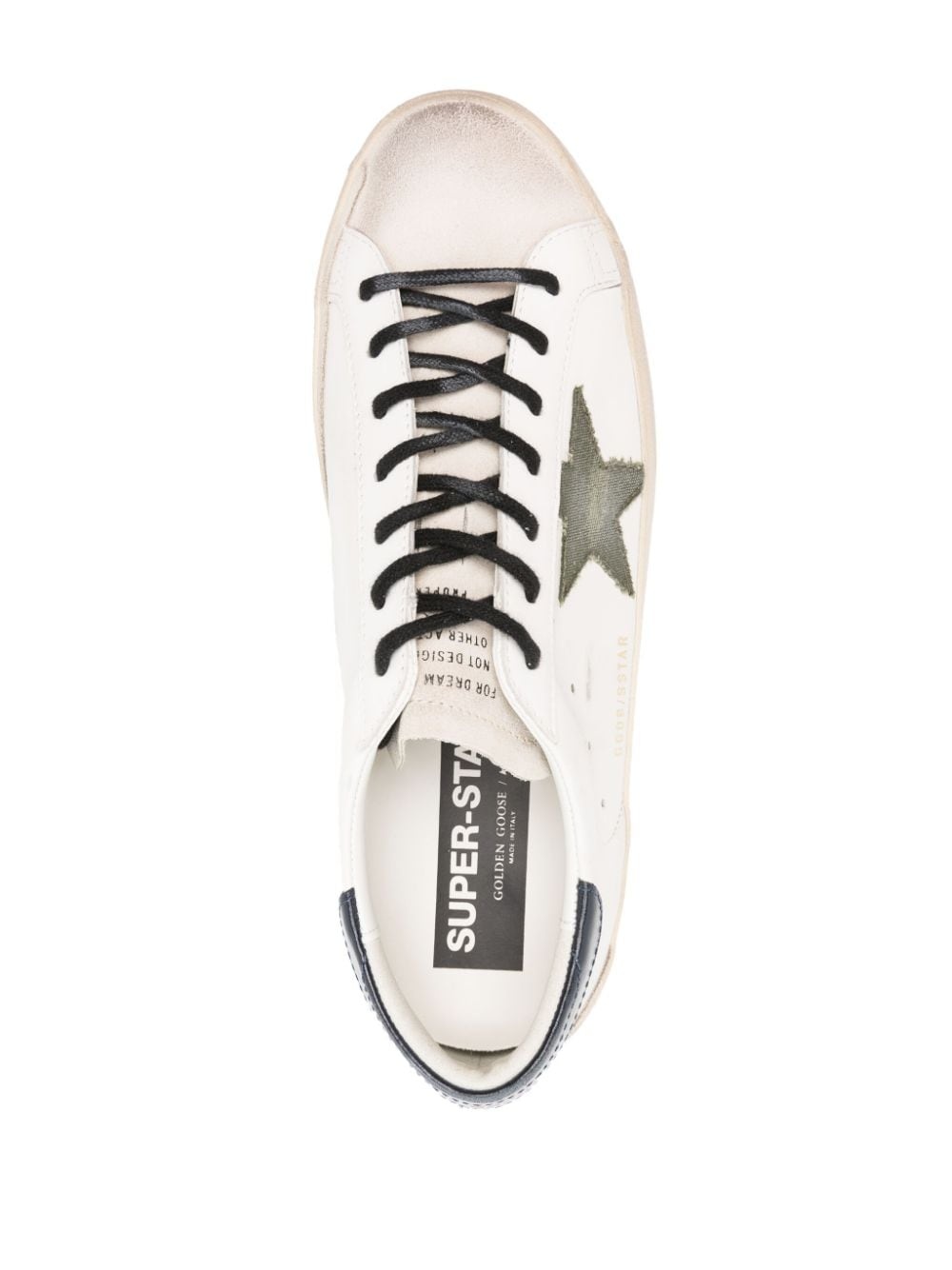 Super-Star distressed leather sneakers - 4