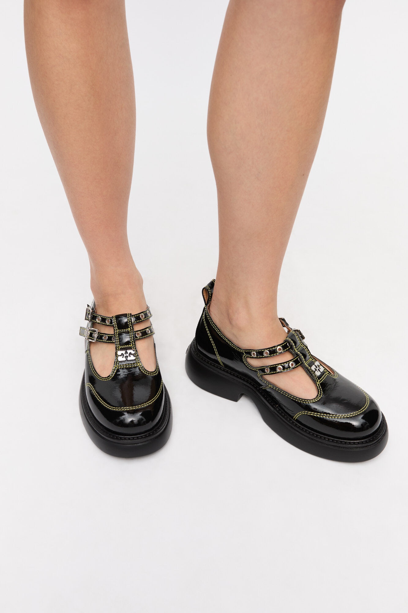BLACK MARY JANE SHOES - 4