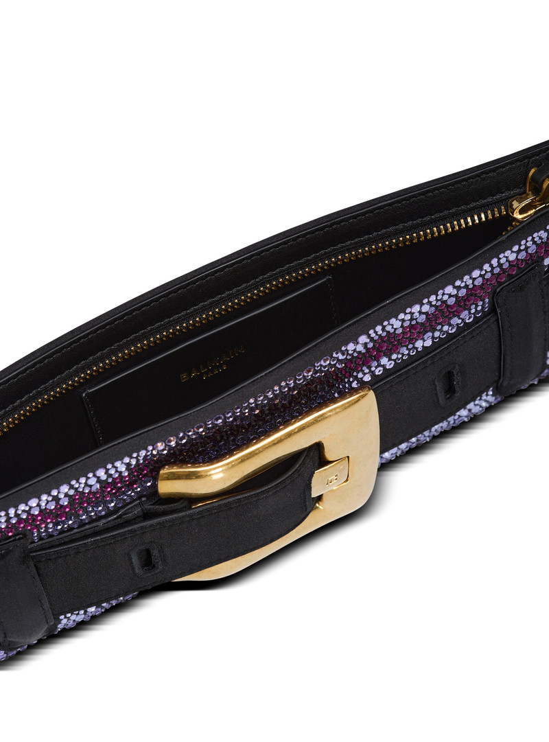Anthem crystal satin clutch 5