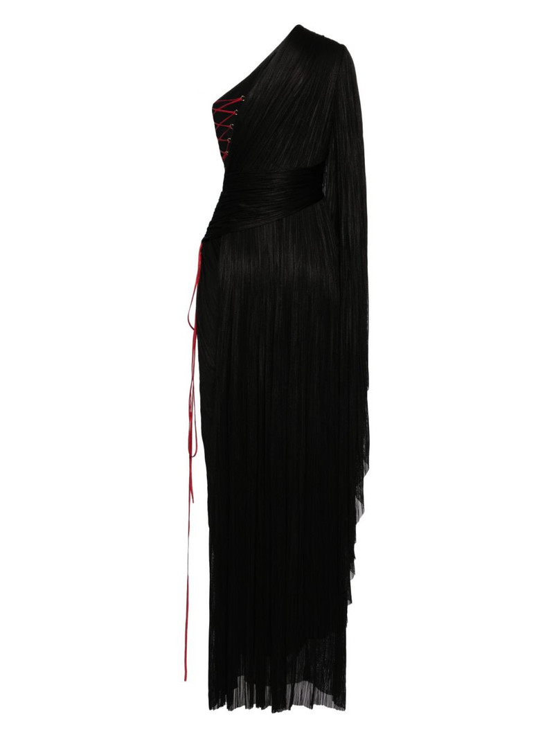 MARIA LUCIA HOHAN draped one-shoulder maxi dress outlook
