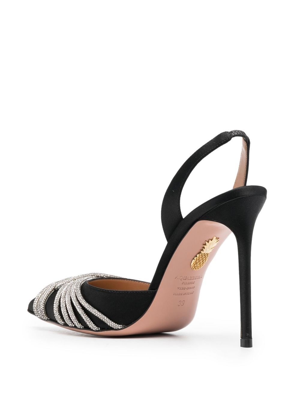crystal-embellished 115mm heeled pumps - 3