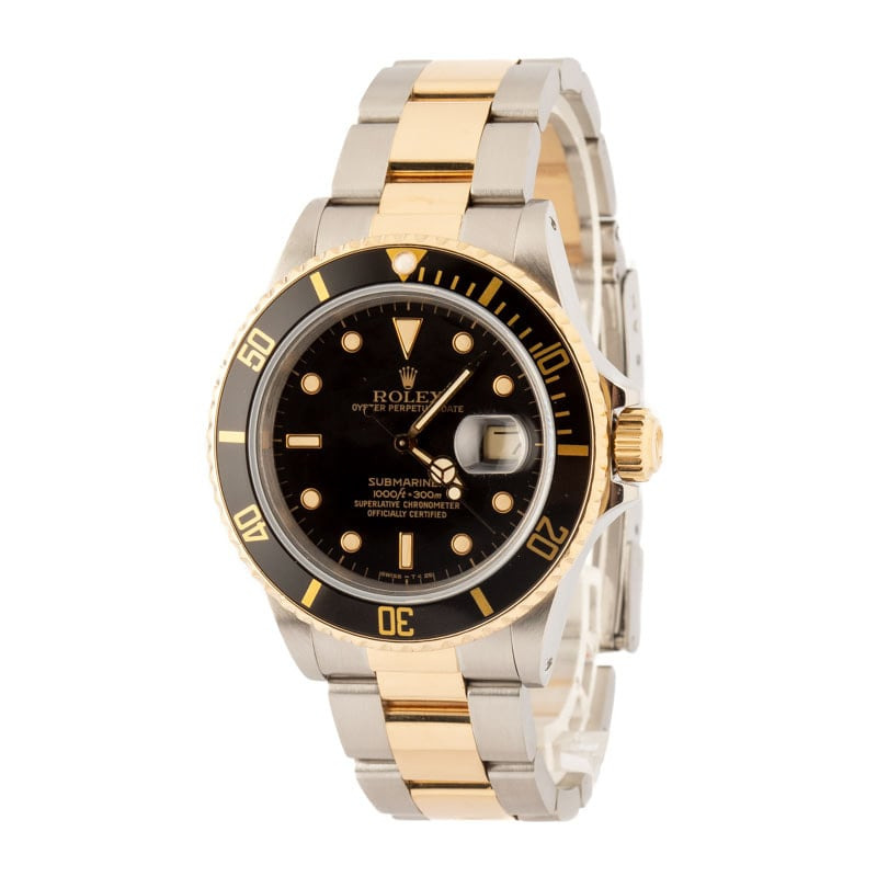 Pre-Owned Rolex Submariner Ref 16803 Black Dial - 2