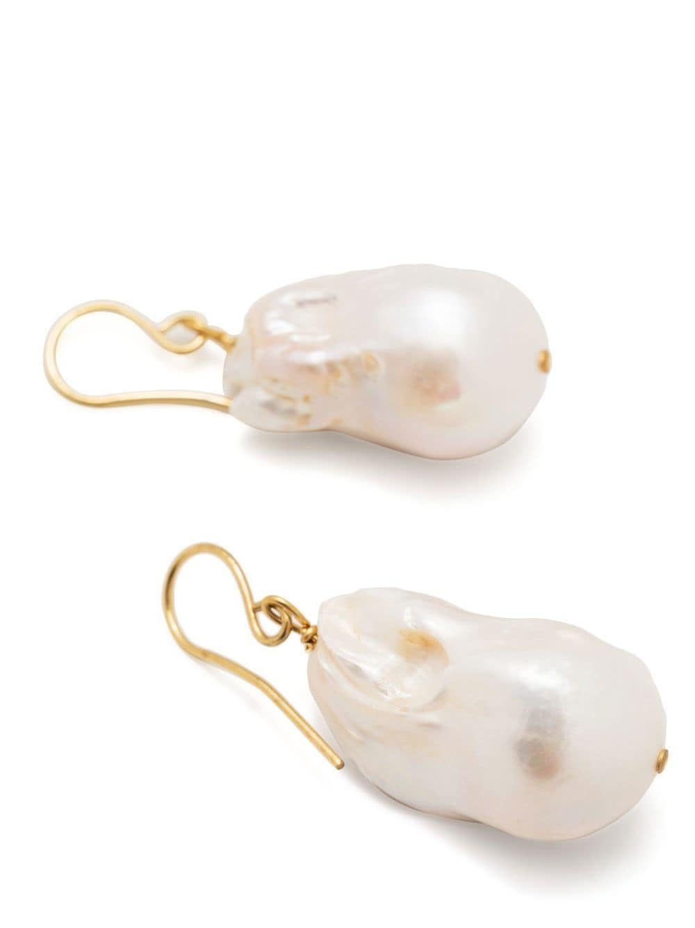 pearl-detail drop earrings - 3