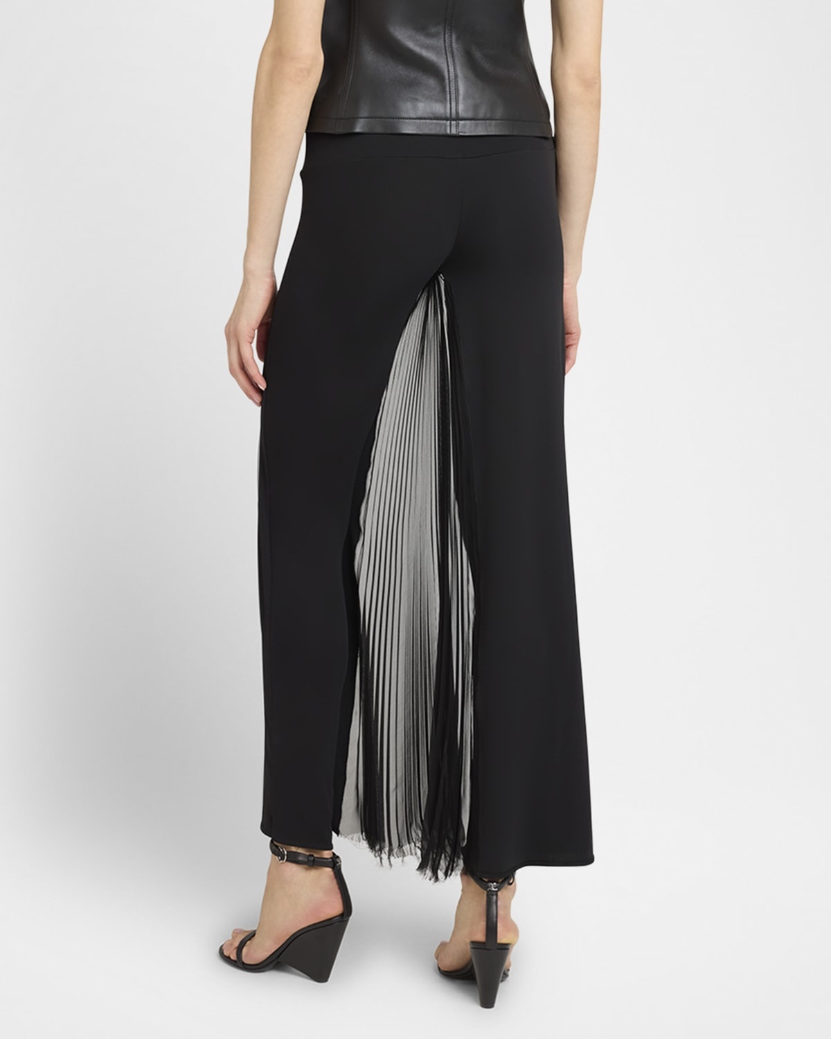 Infinity Pleats Jersey Pants - 3