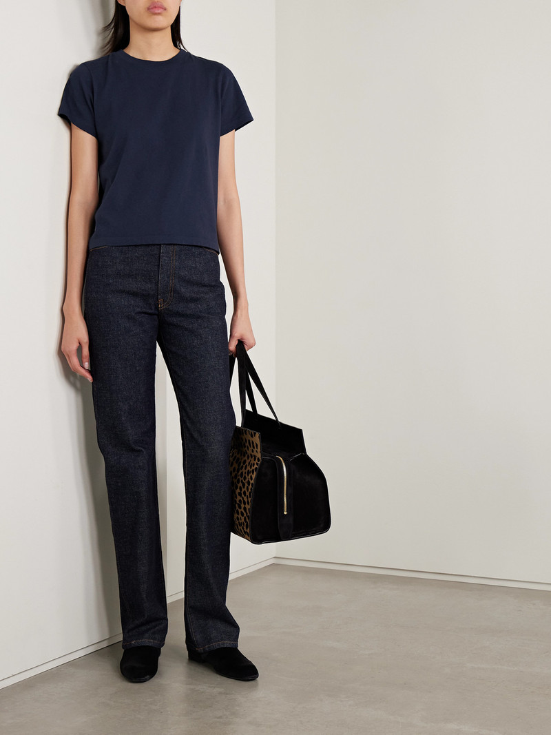 KHAITE Emmylou Cotton-jersey T-shirt outlook