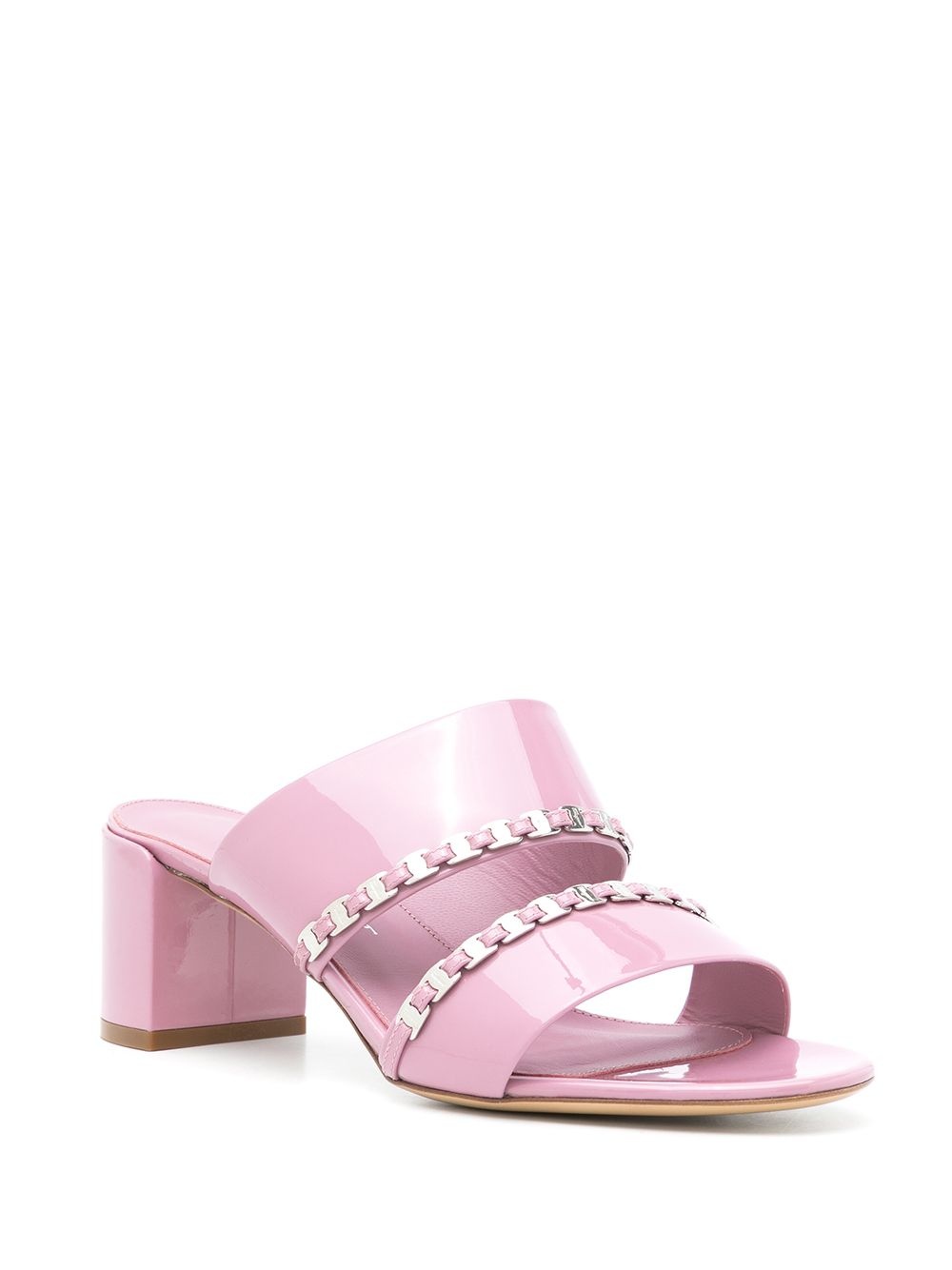 braided slip-on sandals - 2