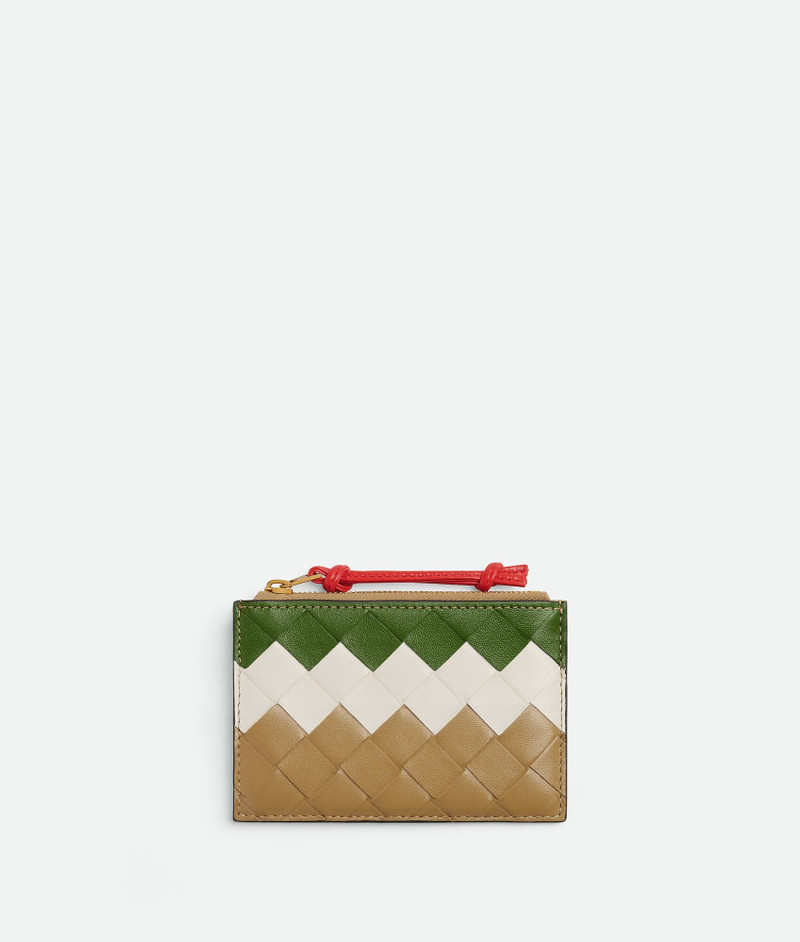 Intrecciato Zippered Card Case 1