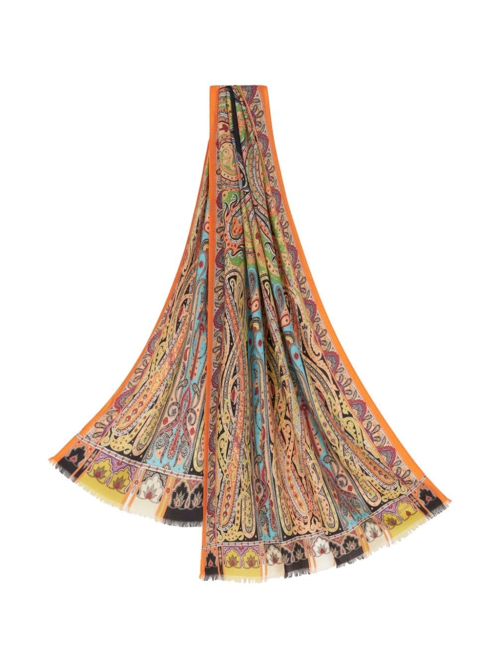 paisley-print rectangle-shape scarf - 3