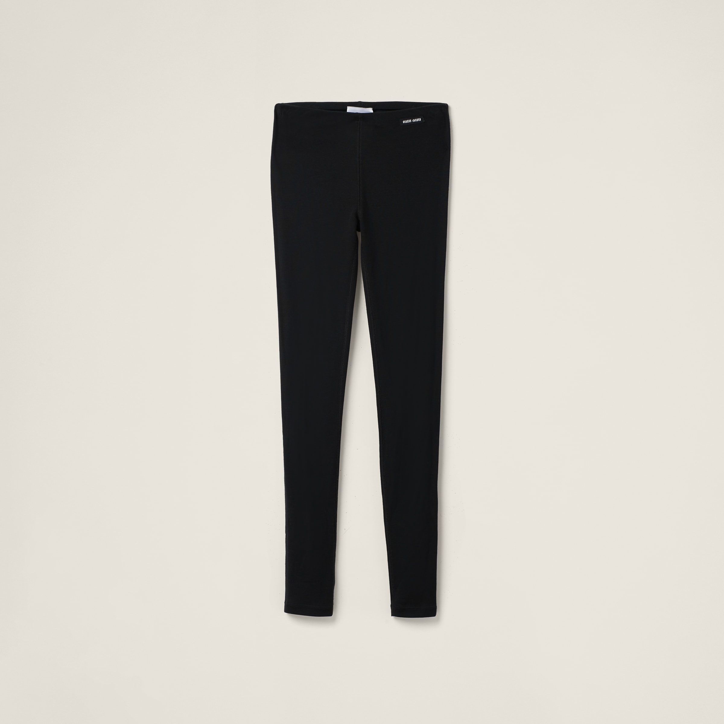 Silk jersey pants - 1