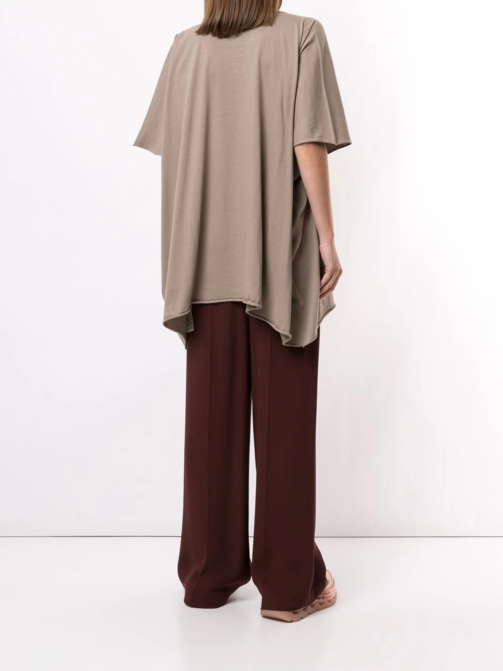 oversized asymmetric T-shirt - 4