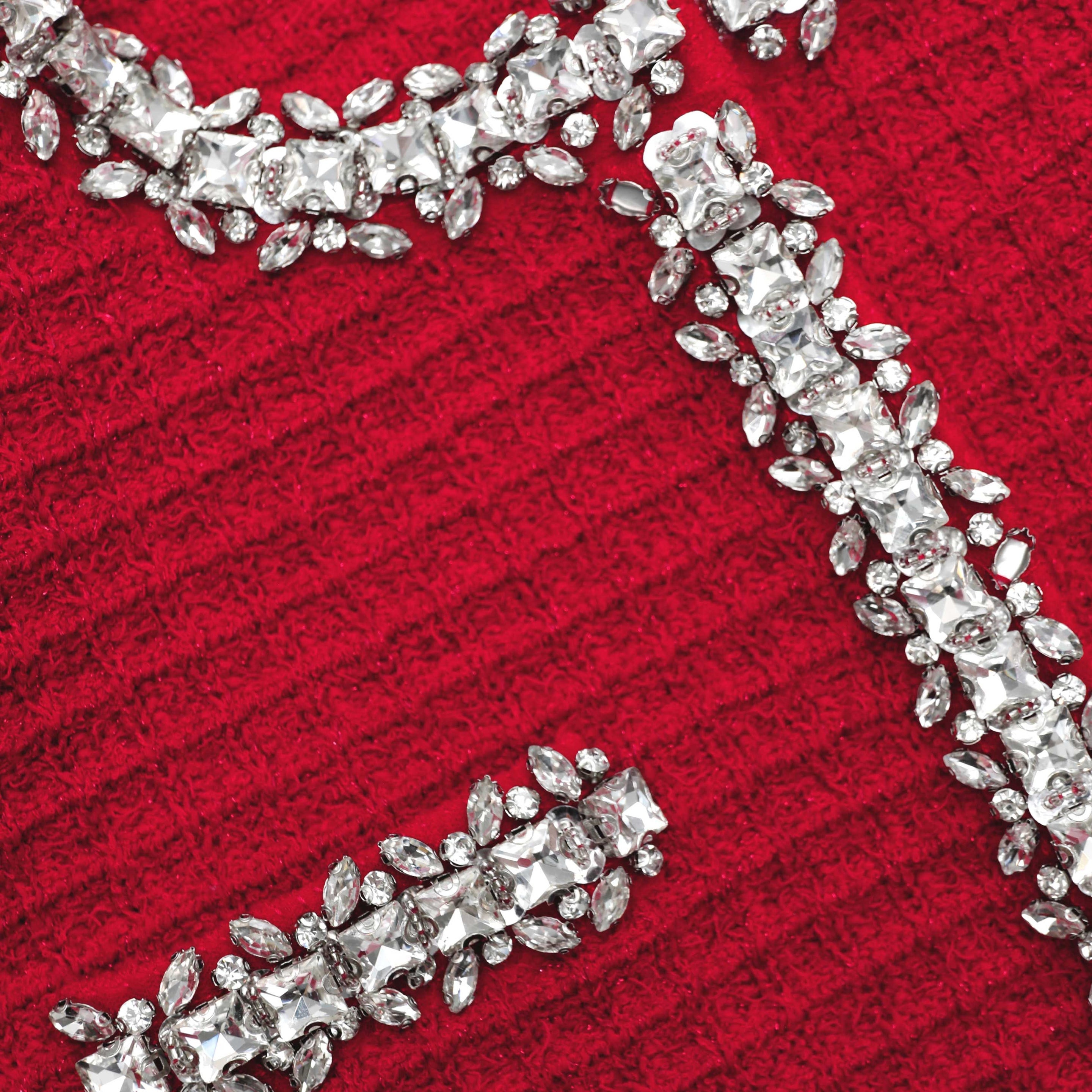Red Textured Knit Cardigan - 5