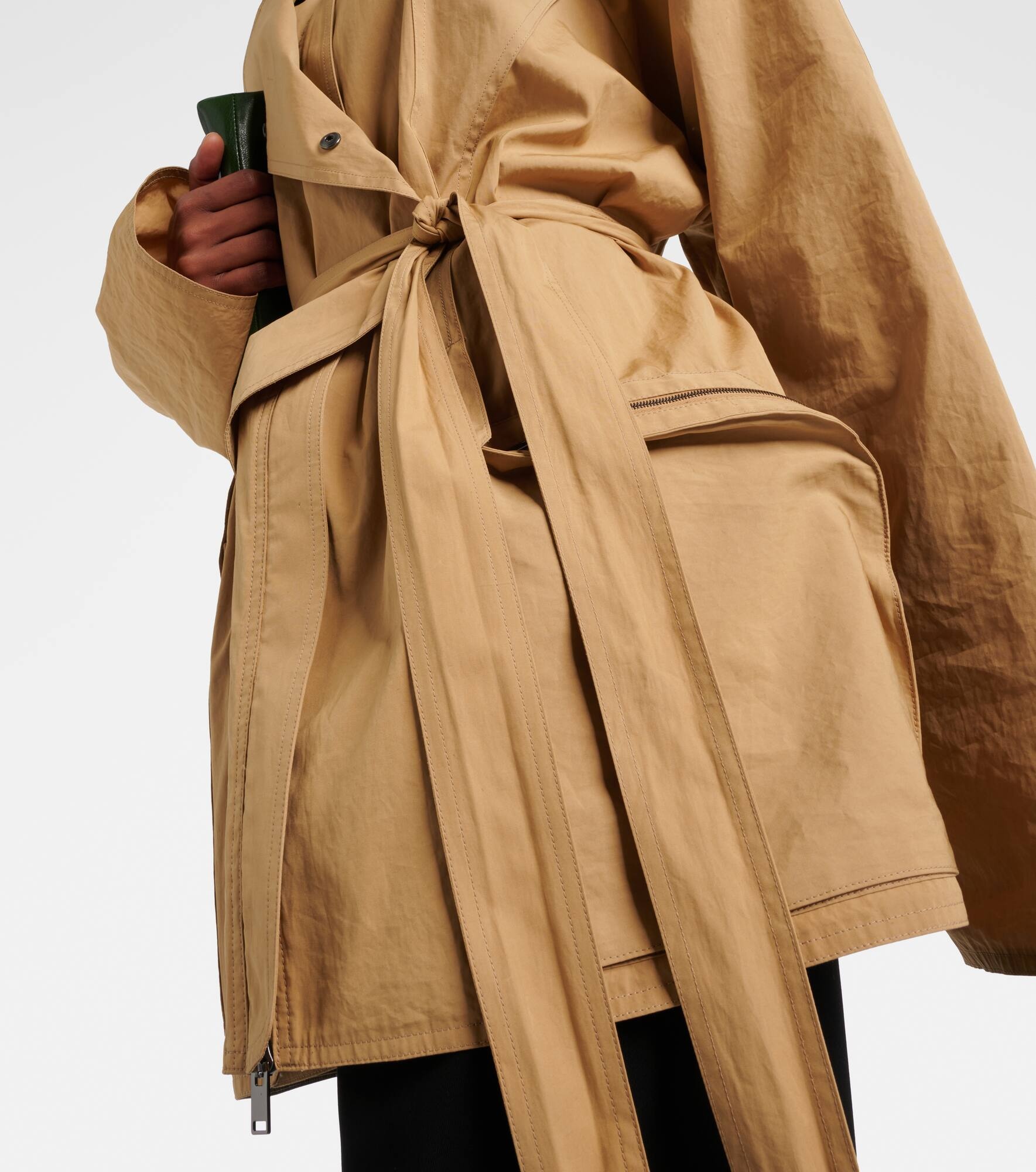 The Row Pierrick belted technical cotton jacket | mytheresa