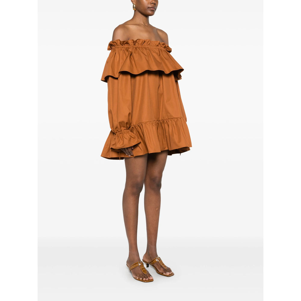Saint Laurent Brown Dresses - Day Dresses Women - 3