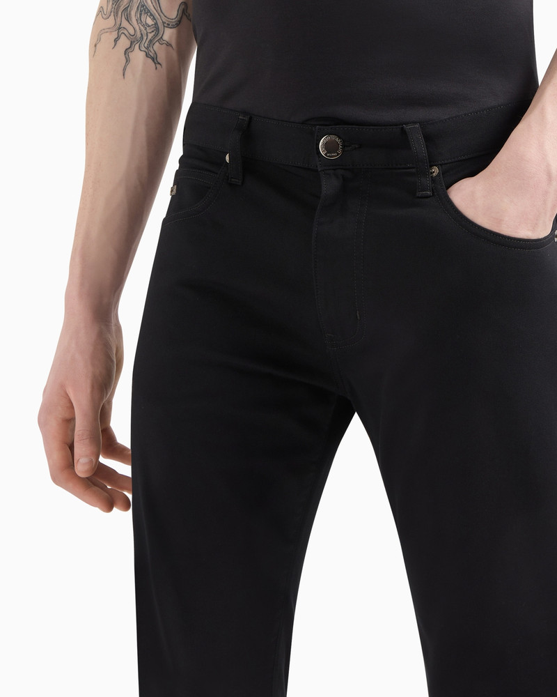 J45 Regular-fit, stretch-gabardine jeans 5