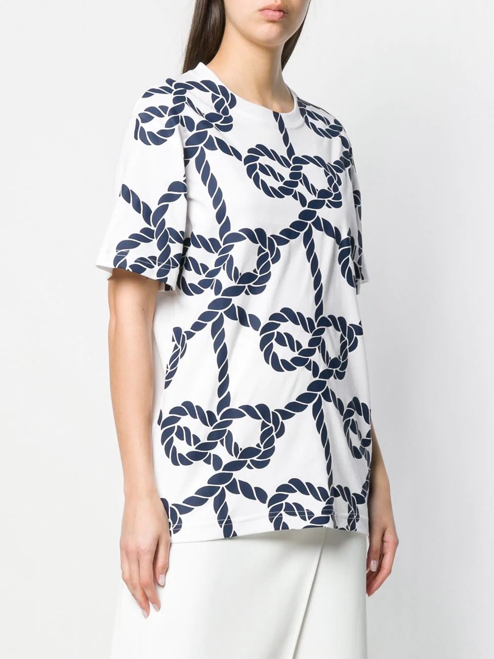 rope print T-shirt - 3