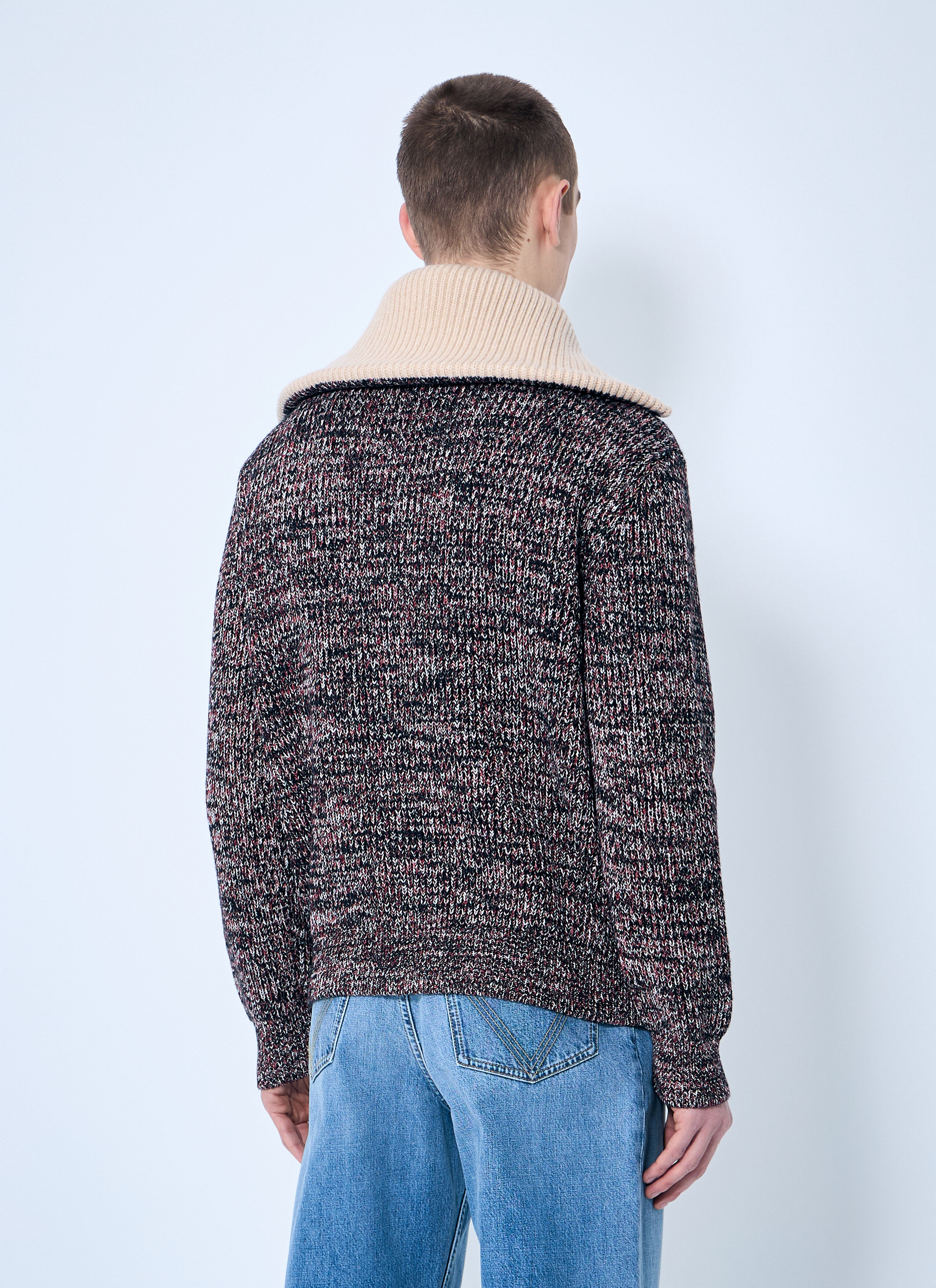 Cotton-And-Wool Cardigan - 4
