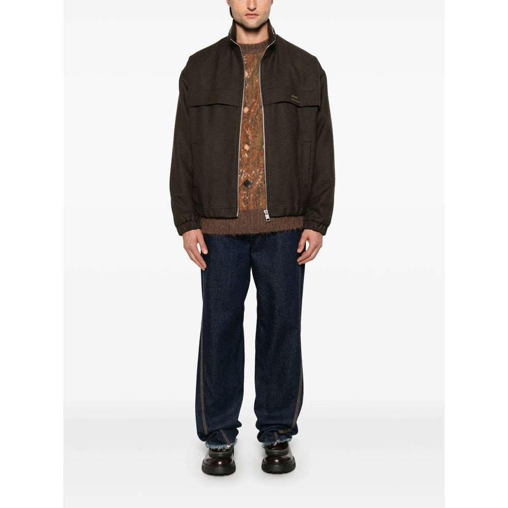 Ami Paris Brown Jackets - Bomber Jackets Men - 2