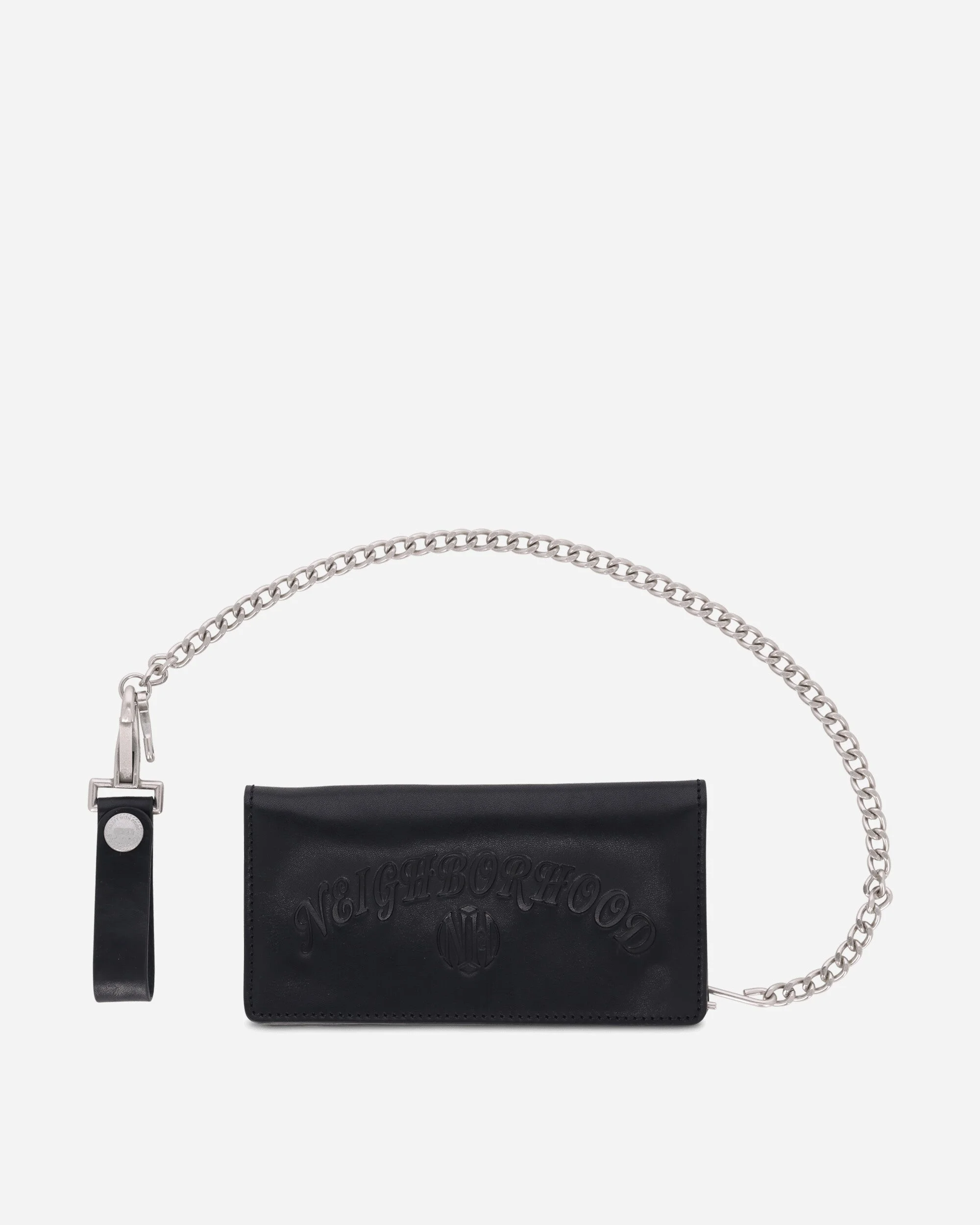 Leather Trucker Wallet Black - 1