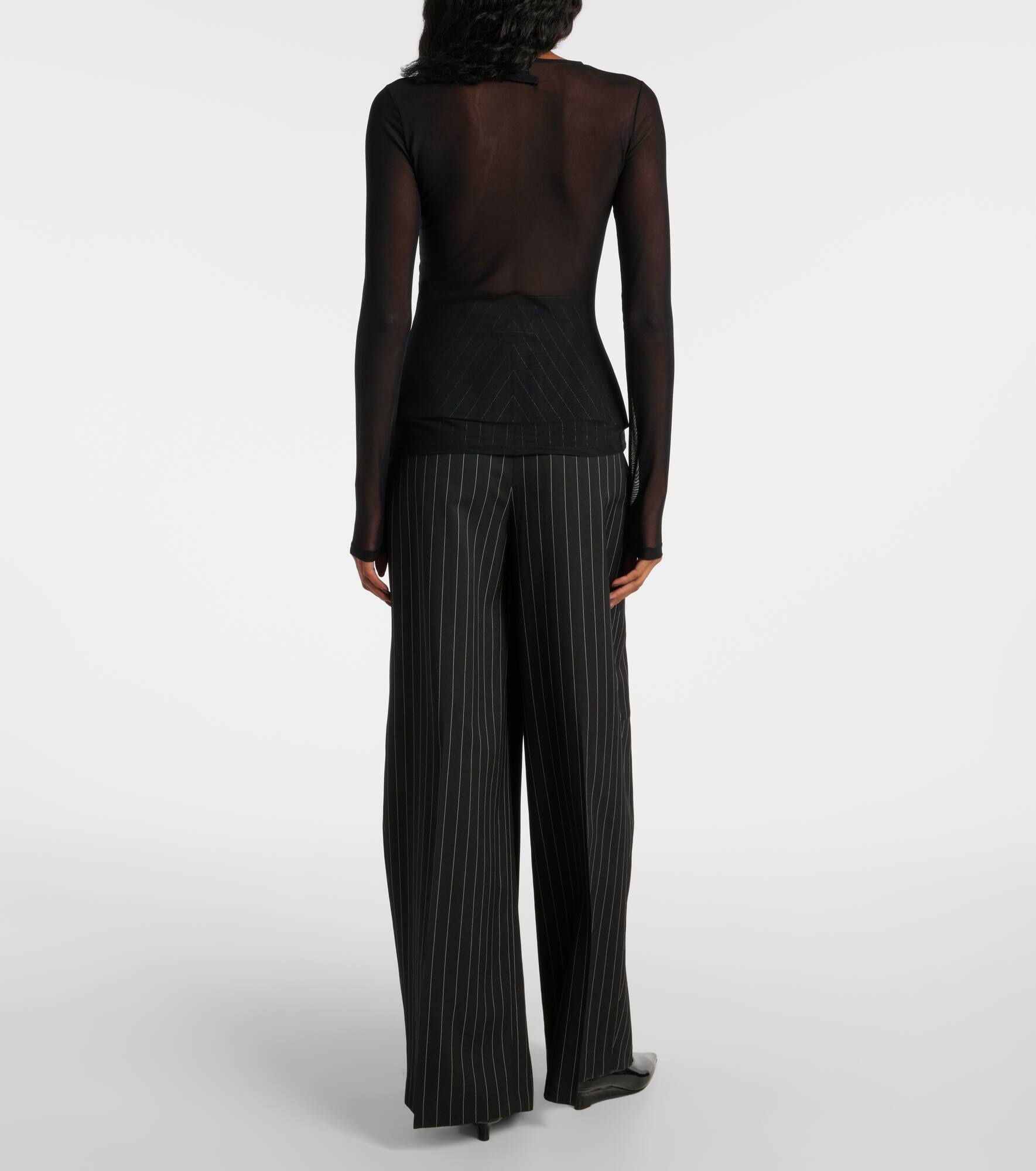 Tattoo Collection mesh top - 3