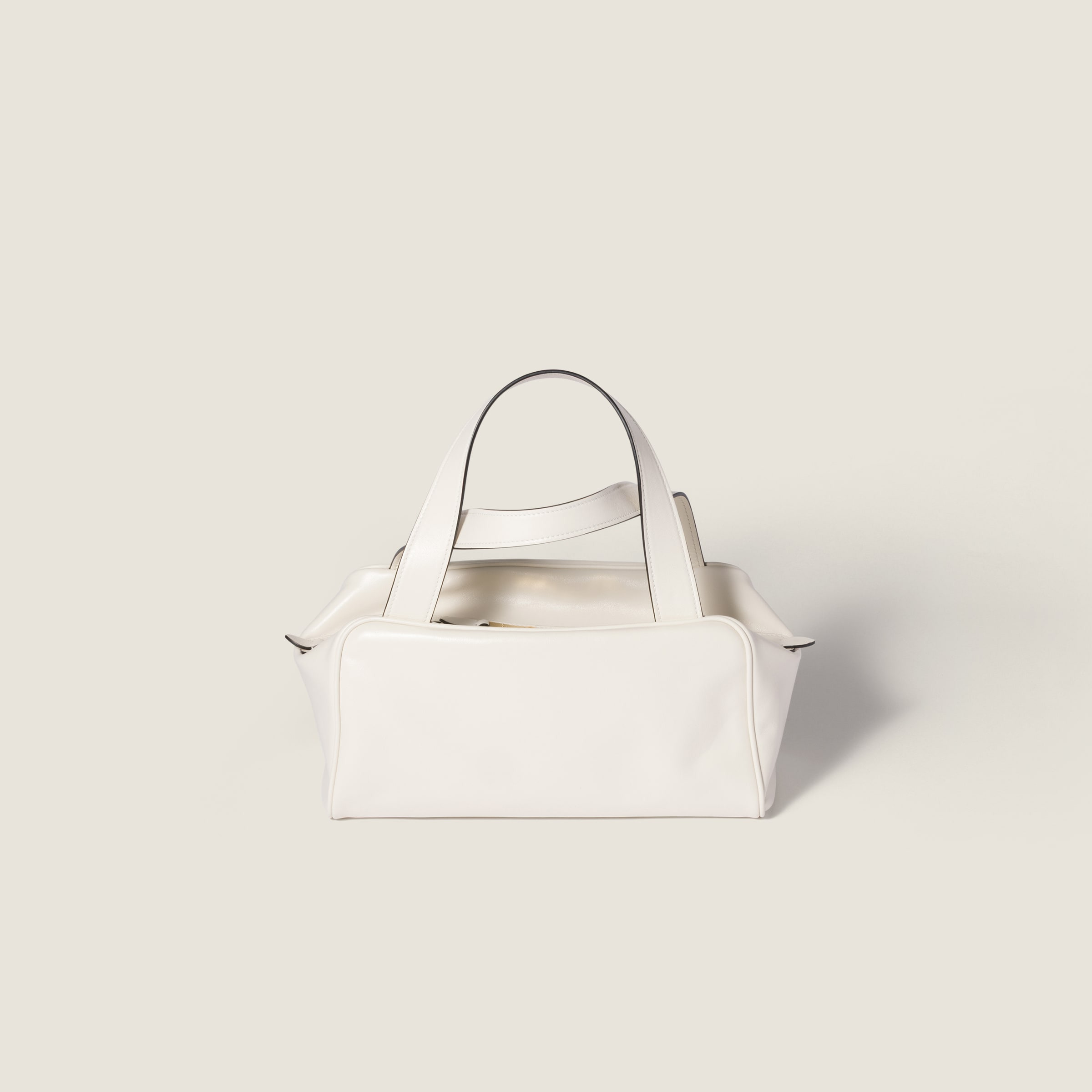 Leather top-handle bag - 3