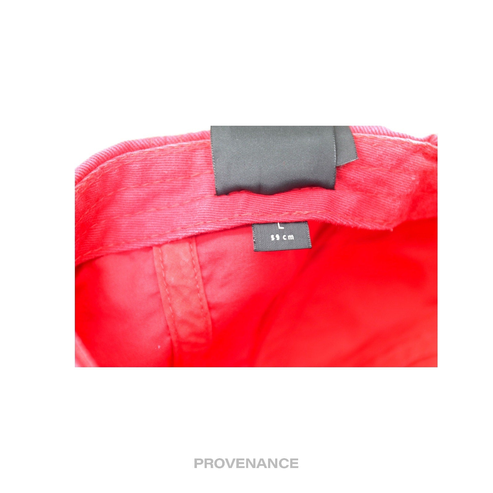 Balenciaga Tattoo Embroidered Logo Cap - Red - 10