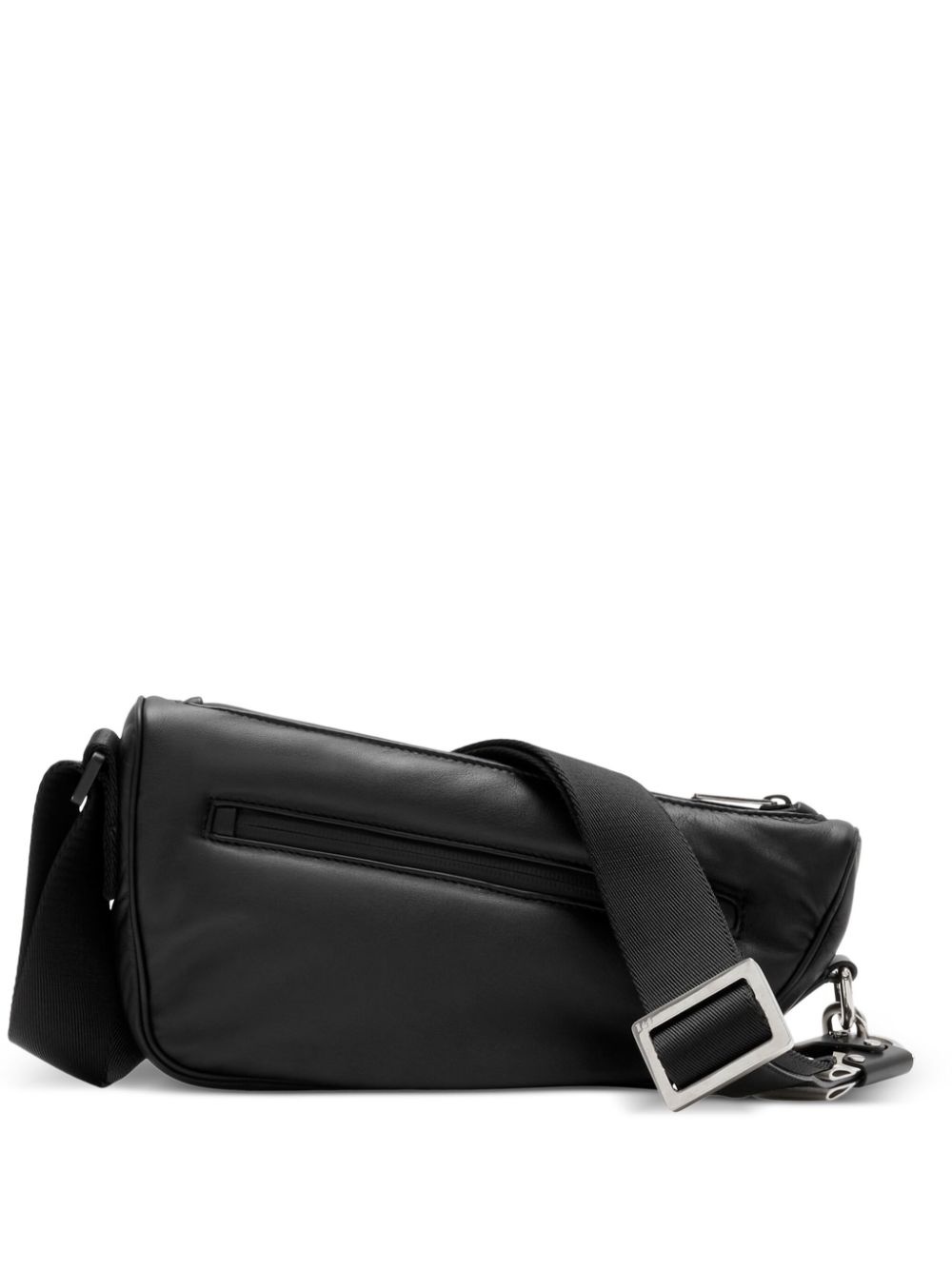 Shield zipped crossbody bag - 1