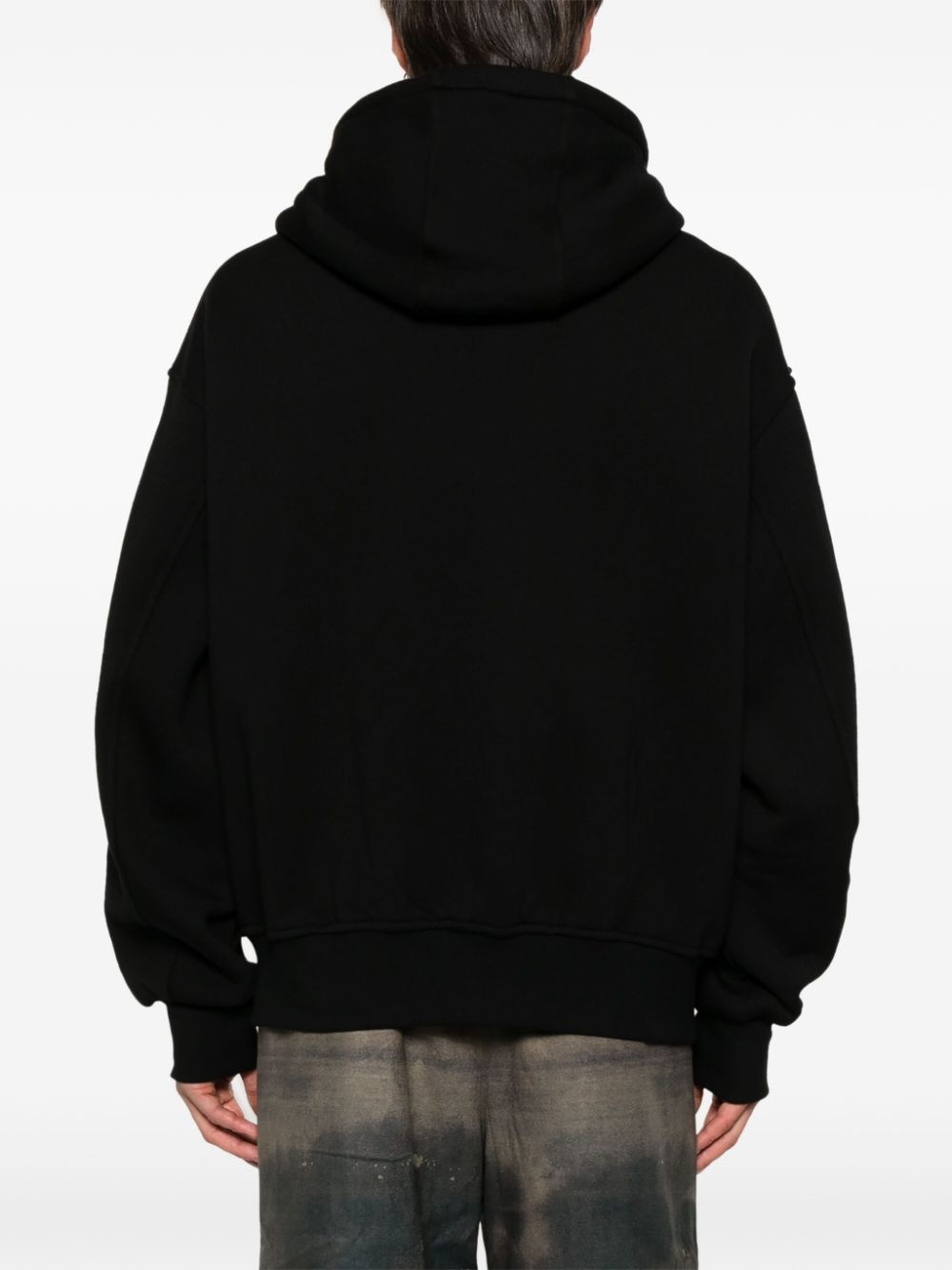 pleated hoodie - 4