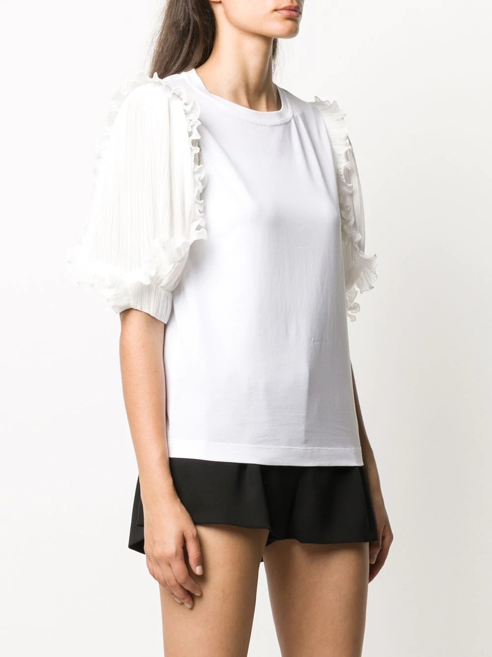 puff-sleeve T-shirt - 3