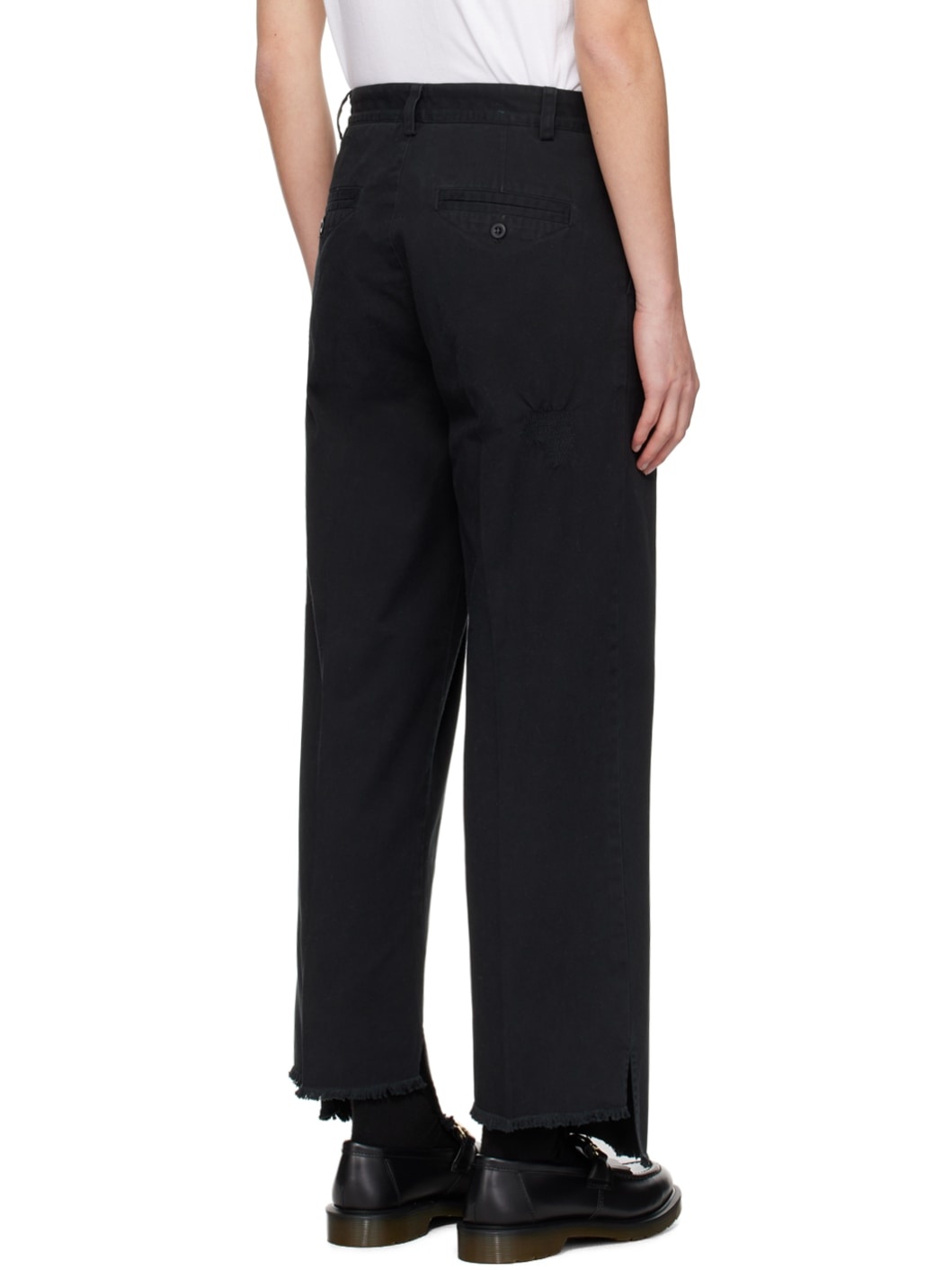 Black Cover Up Trousers - 3