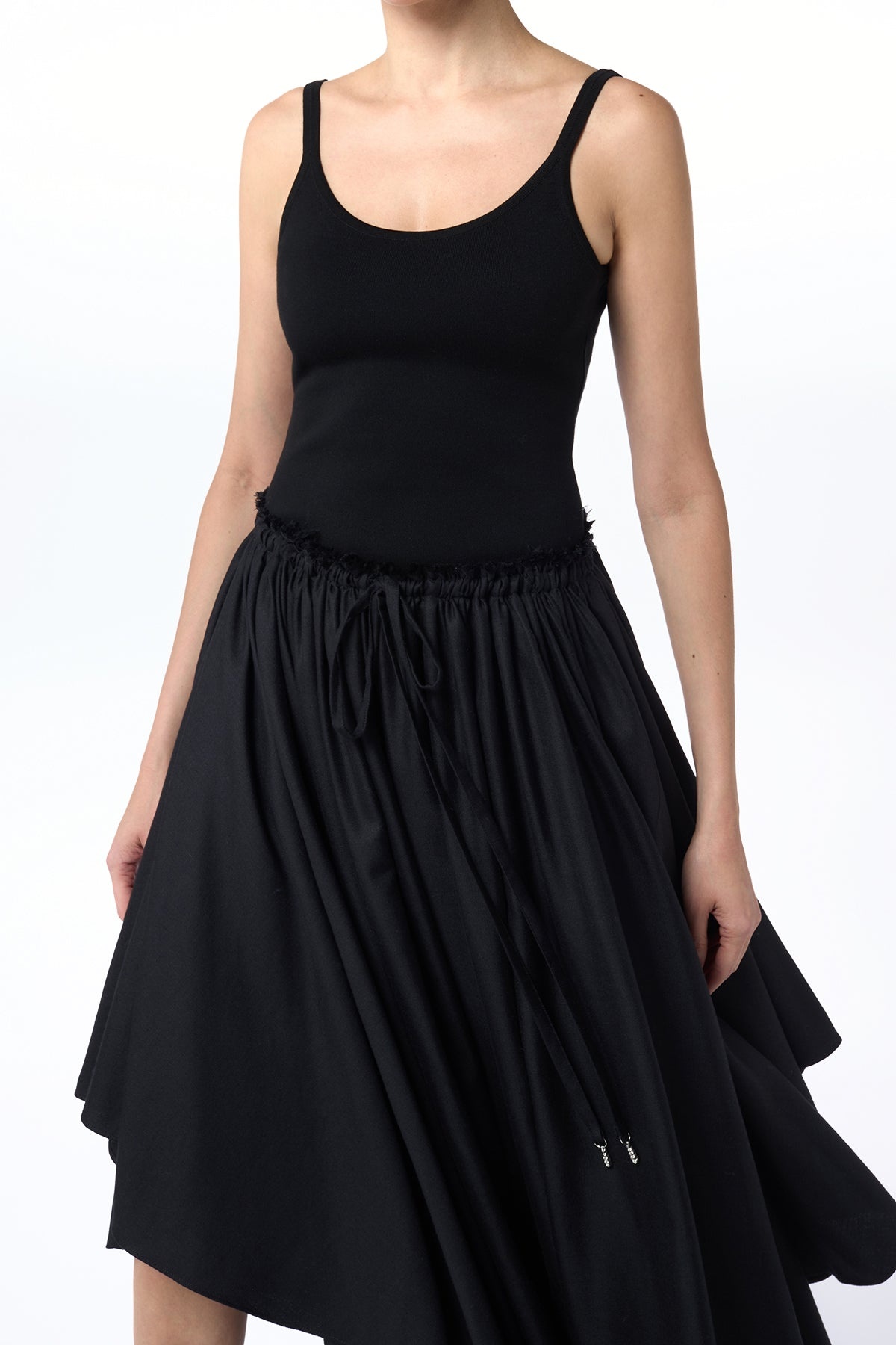 Anjea Knit Body in Black Silk - 4