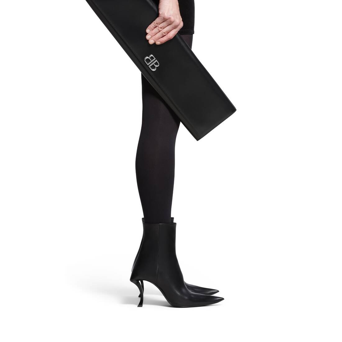 Women's Hourglass 100mm Bootie  in Black - 8