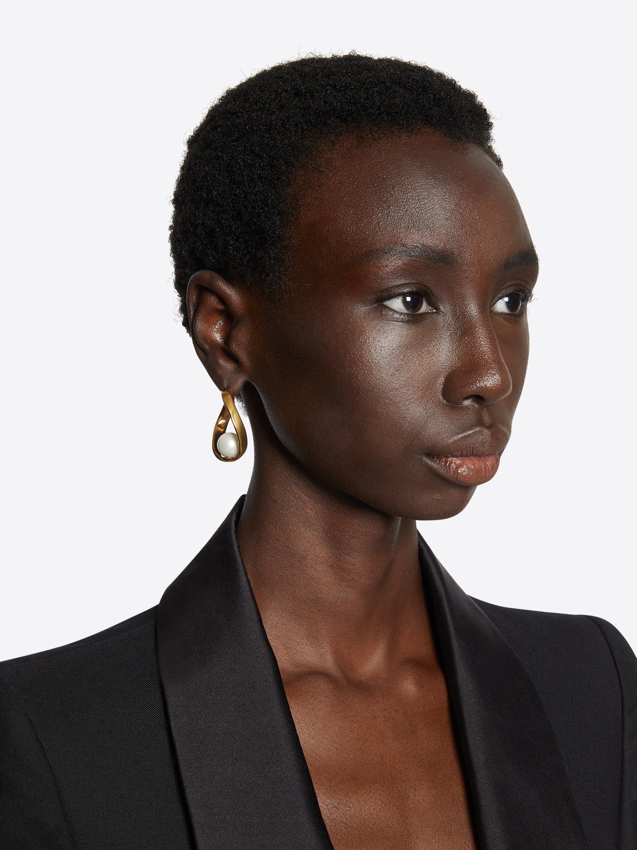 OVAL HOOP EARRINGS - 4