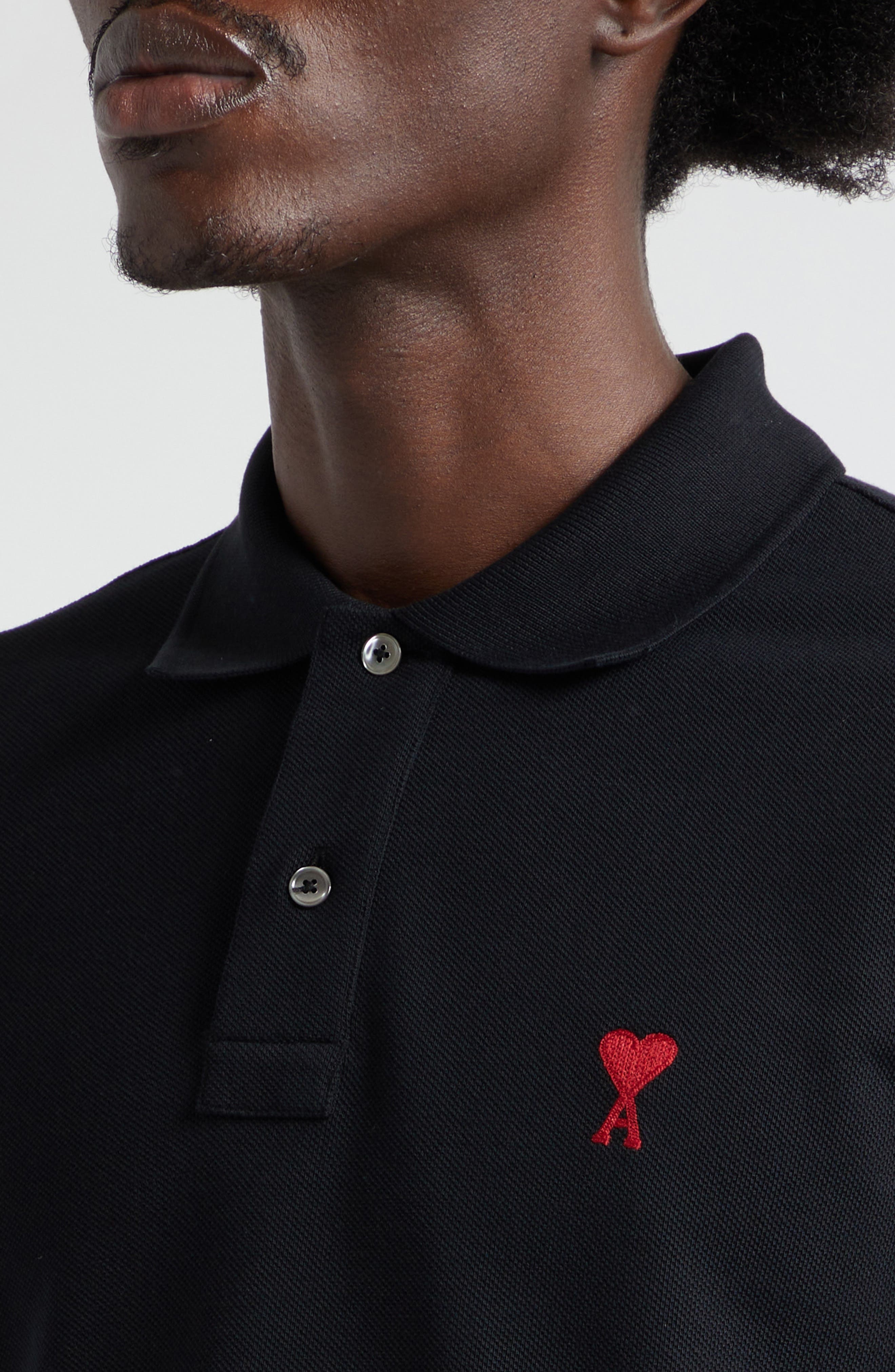 Ami de Coeur Embroidered Organic Cotton Polo - 5