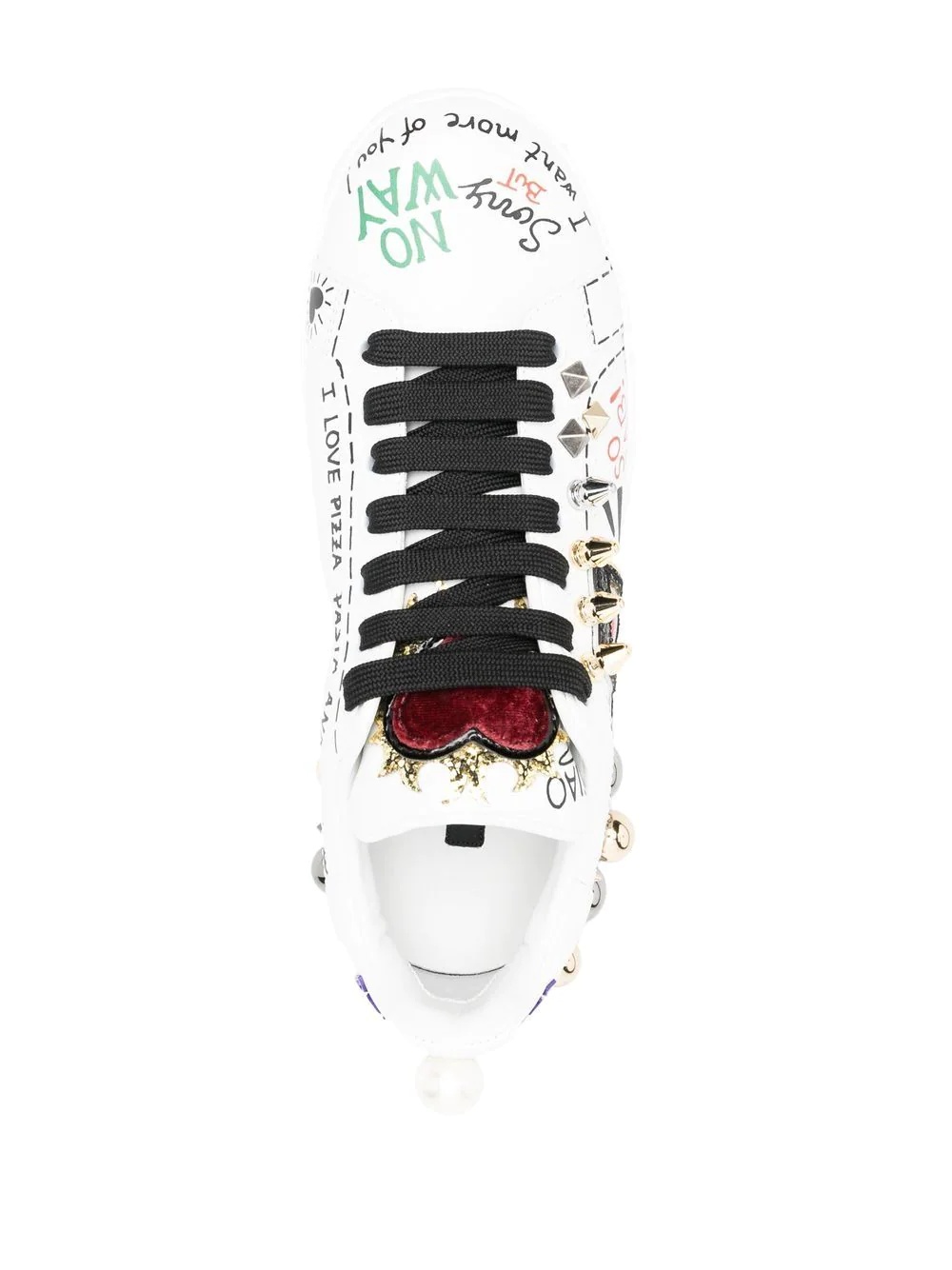 Portofino appliqué sneakers - 8