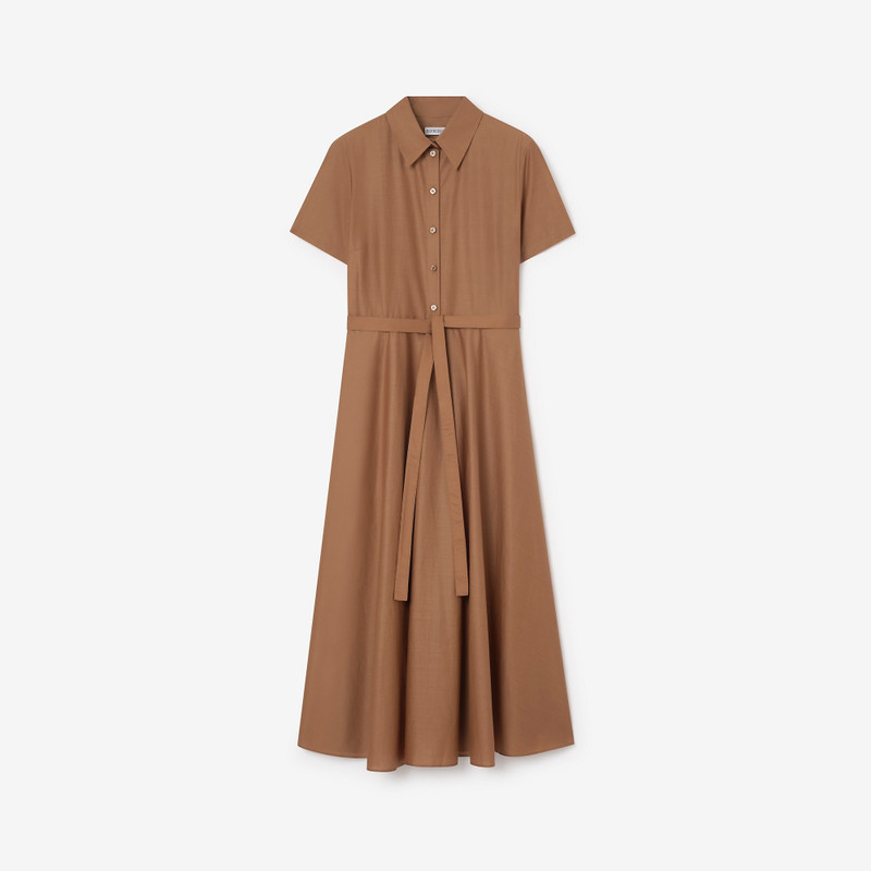 Cotton Blend Shirt Dress 1