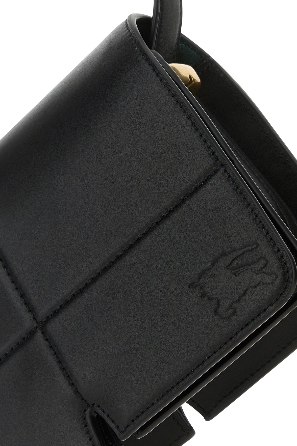 Black leather Snip shoulder bag - 4