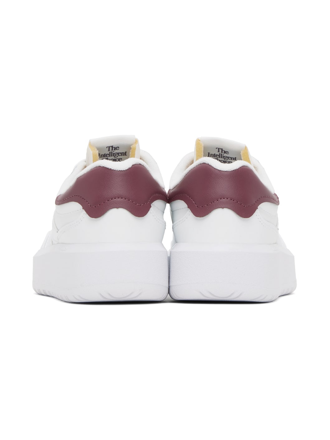 White & Burgundy CT302 Sneakers - 2