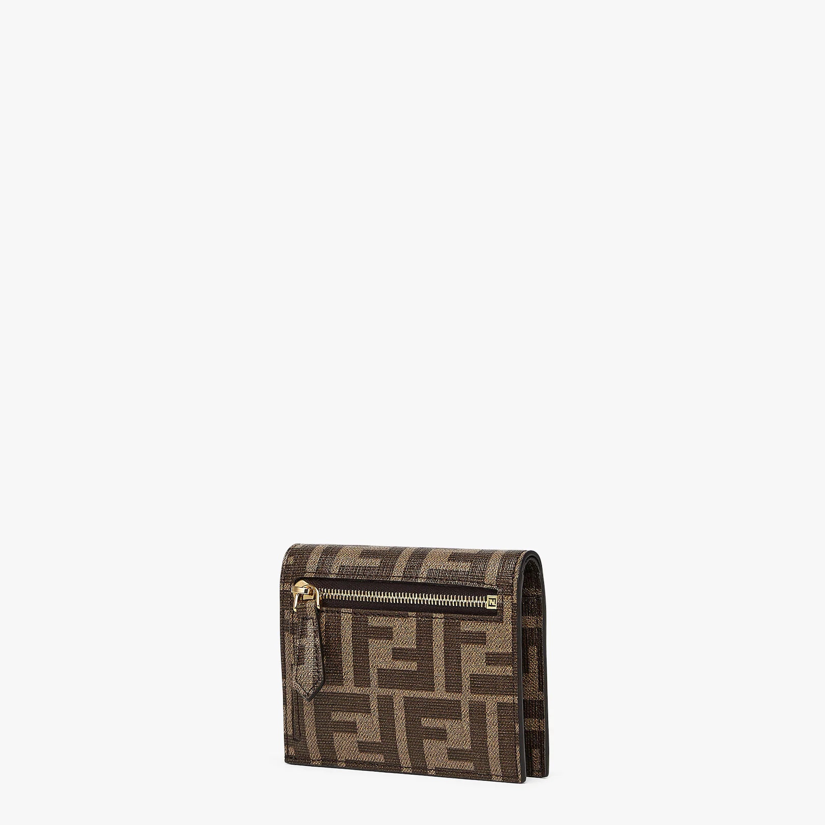 Compact Fendi Roma wallet, with large internal compartment for banknotes, six card holder pockets an - 2