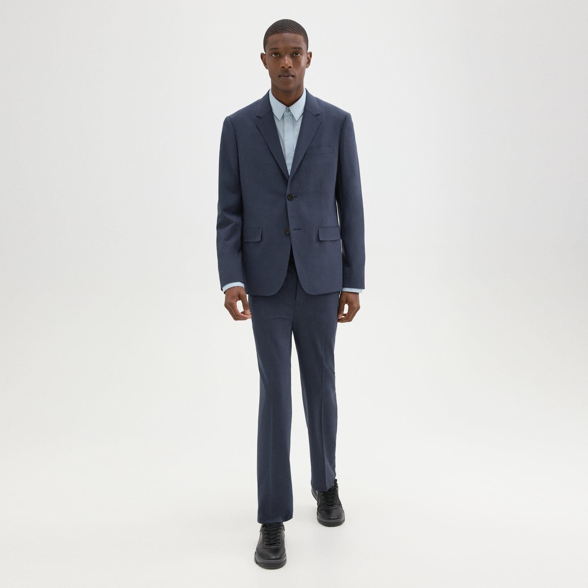 Virgin Wool Two-Button Blazer - 6