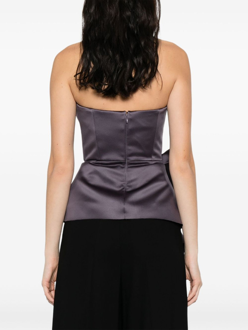 bow-detail bustier top 4