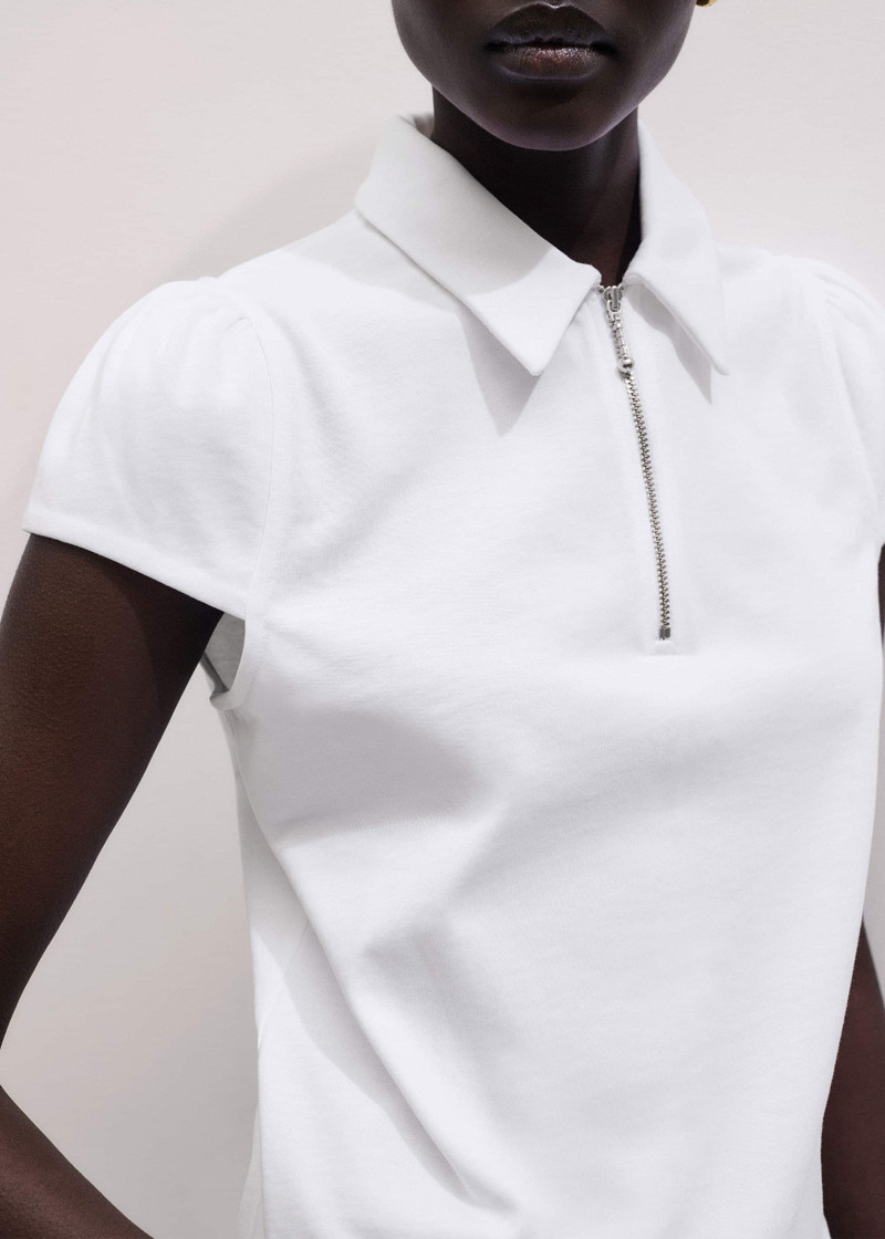 Cap Sleeve Polo Tee 3