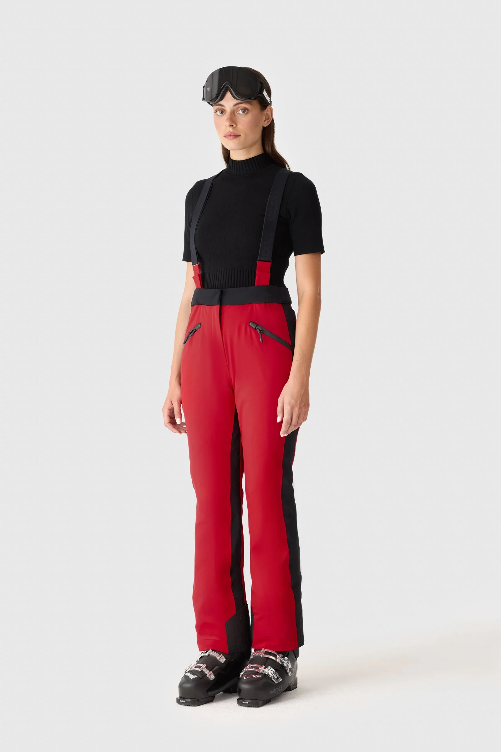 NYOMI-R ski pant with removable suspenders - 1