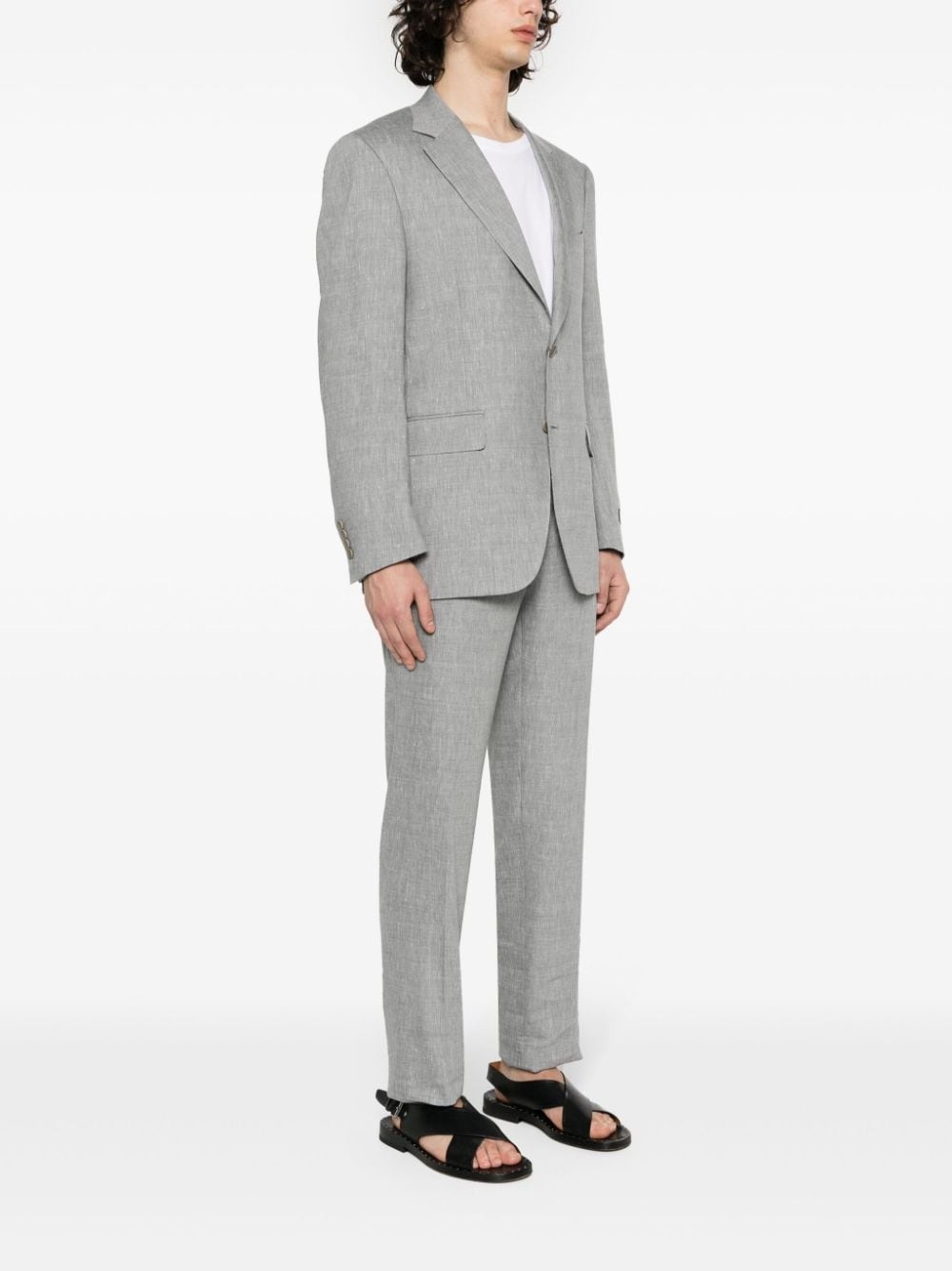 slub-texture suit - 3