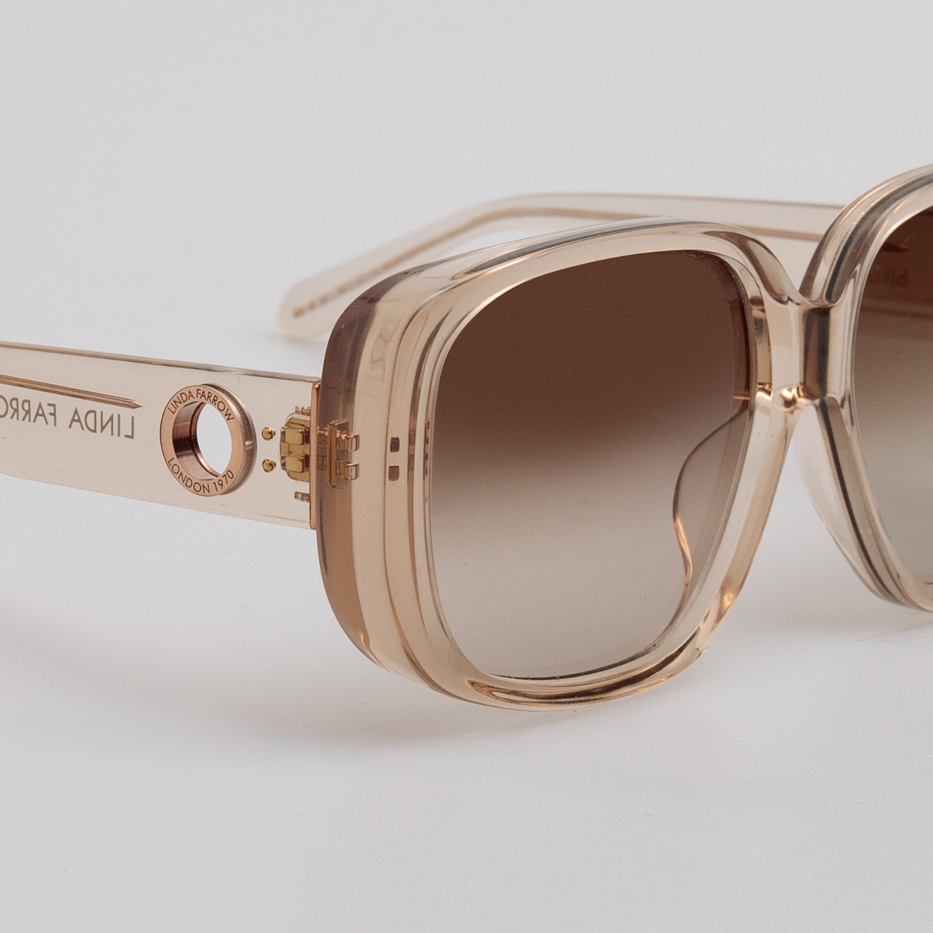 Astrid Oversized Sunglasses in Ash - 4