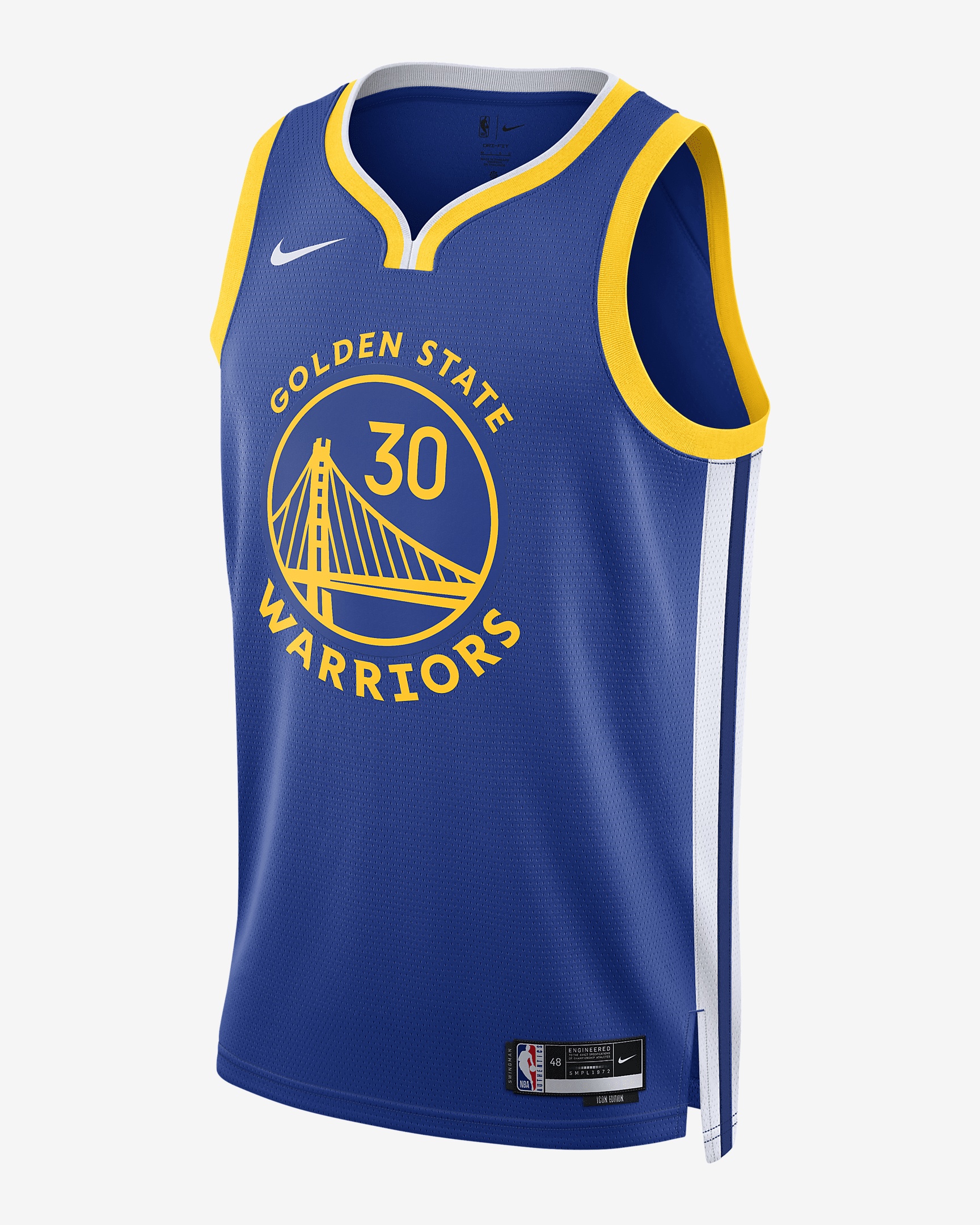 Golden State Warriors Icon Edition 2022/23 Nike Men's Dri-FIT NBA Swingman Jersey - 1