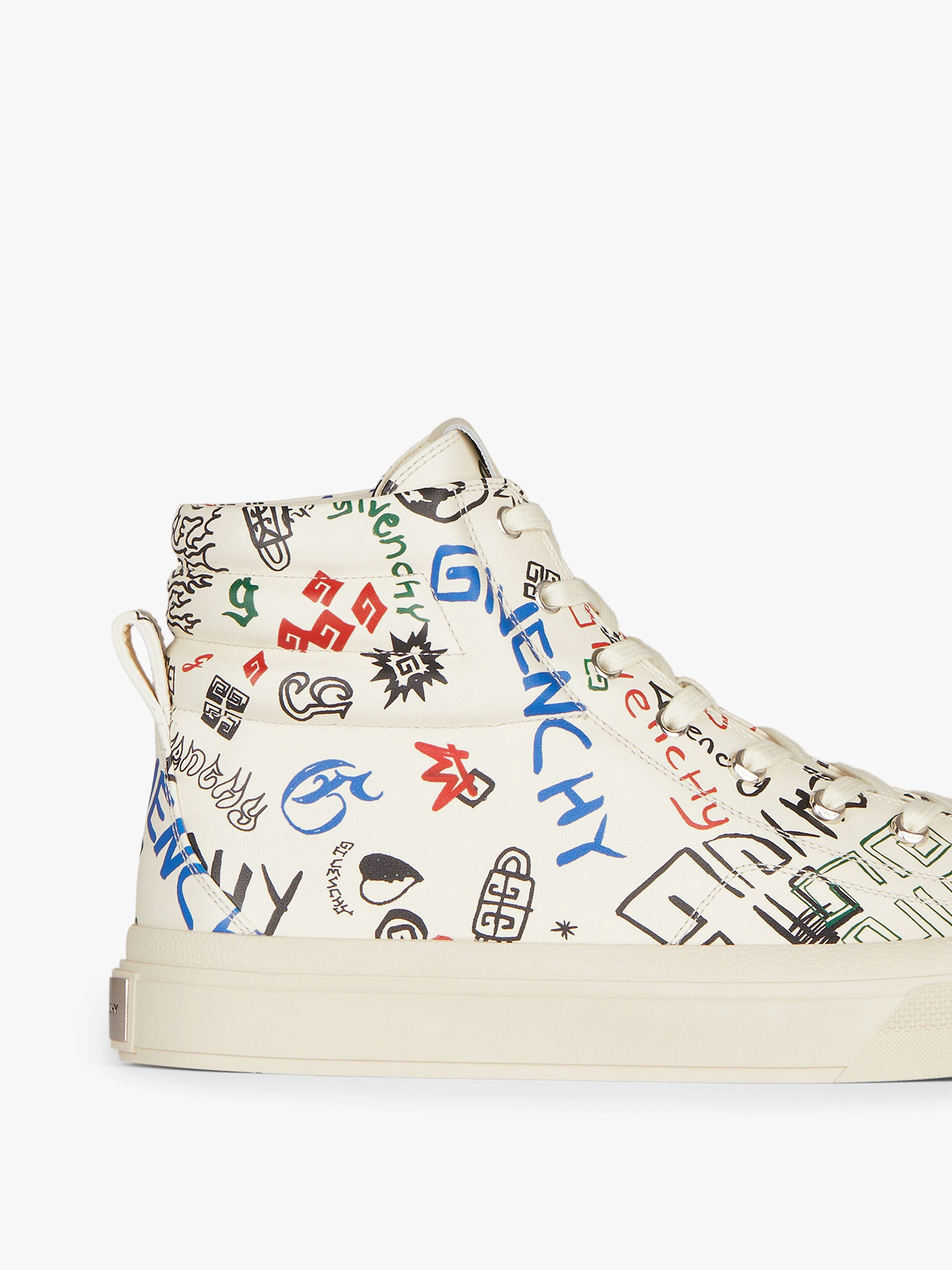CITY HIGH-TOP SNEAKERS IN LEATHER - 6