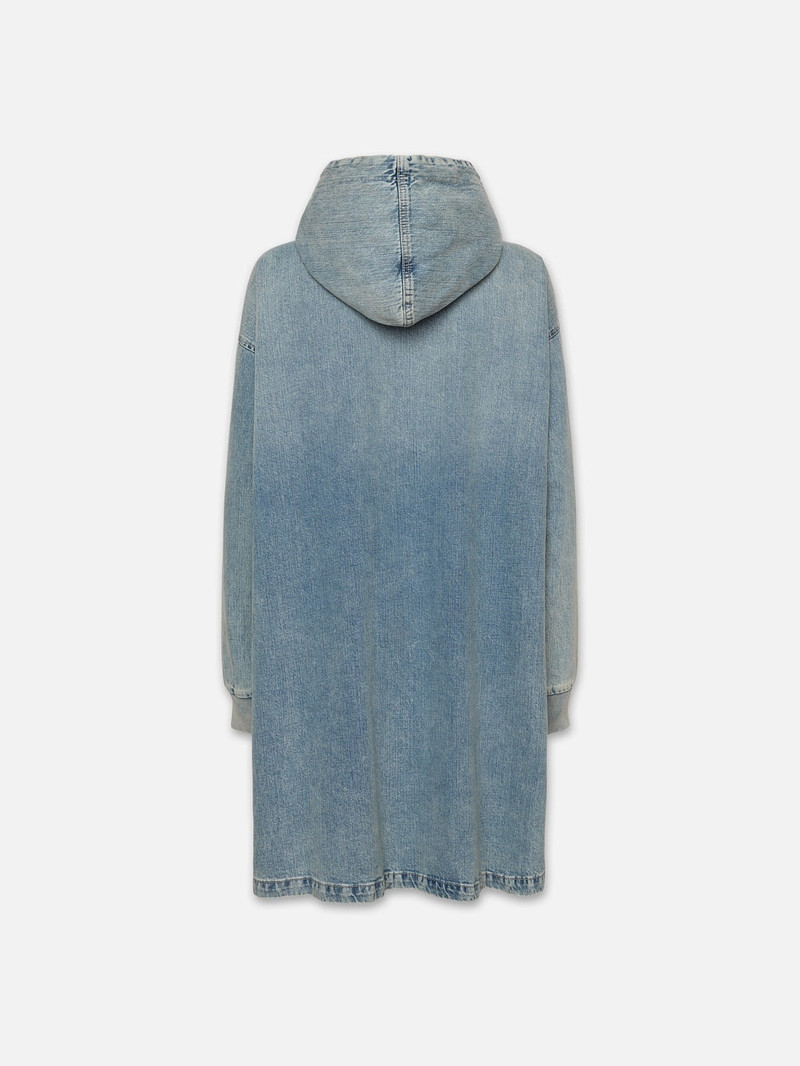 FRAME Oversized Popover Hoodie in Sophia outlook