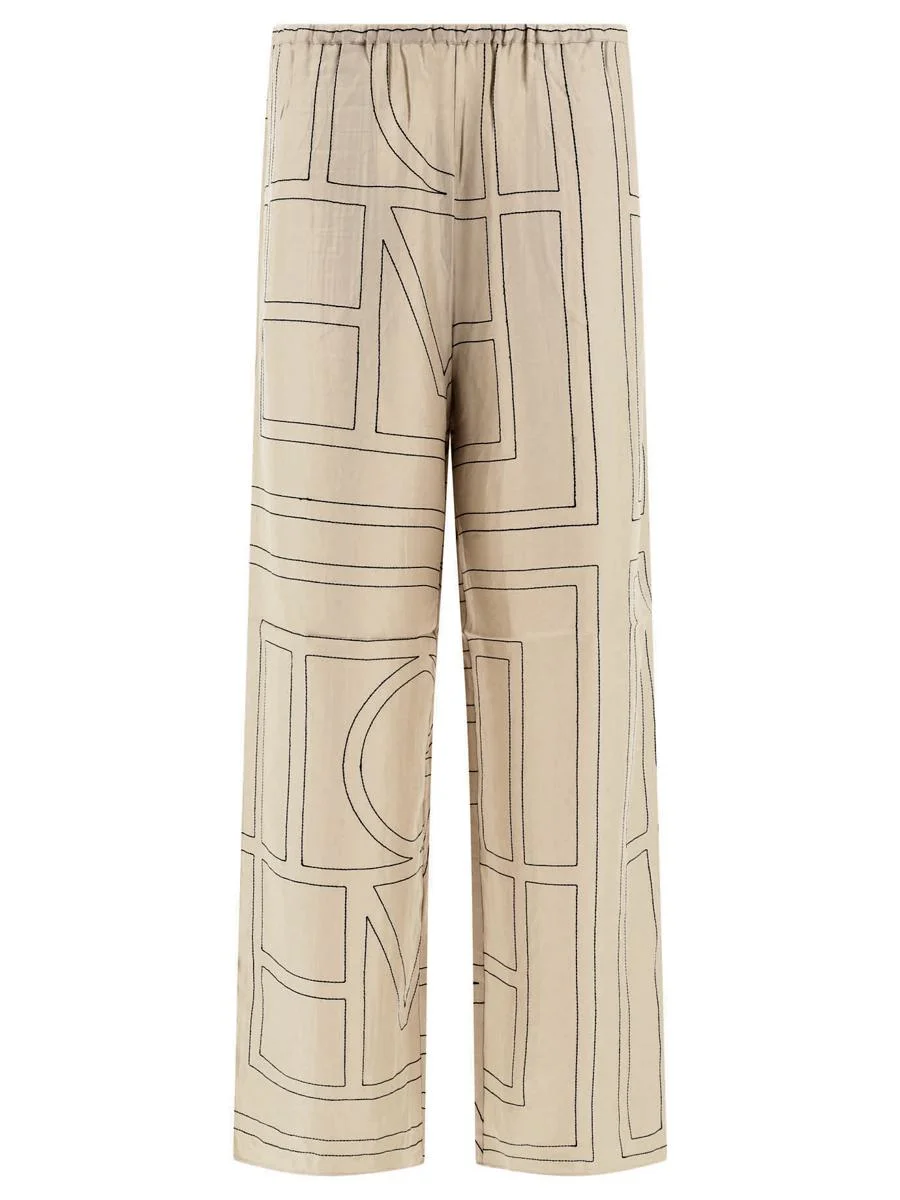 TOTEME "Monogram" Pj-Style Trousers - 1