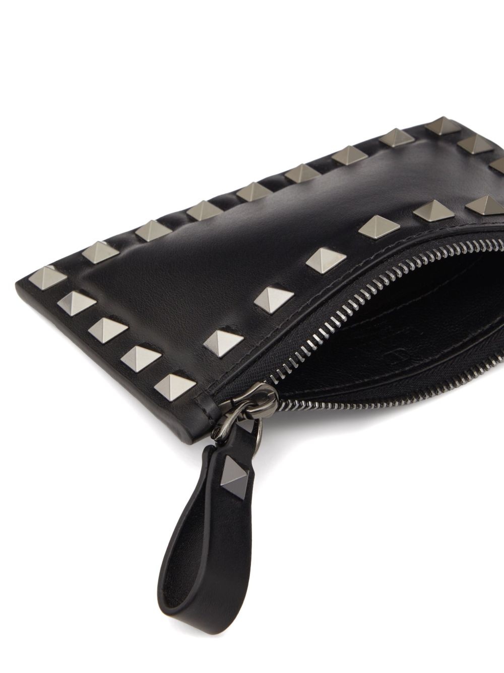 Rockstud leather cardholder - 5