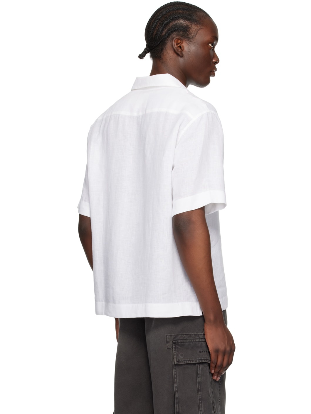 White Patch Pocket Shirt - 3